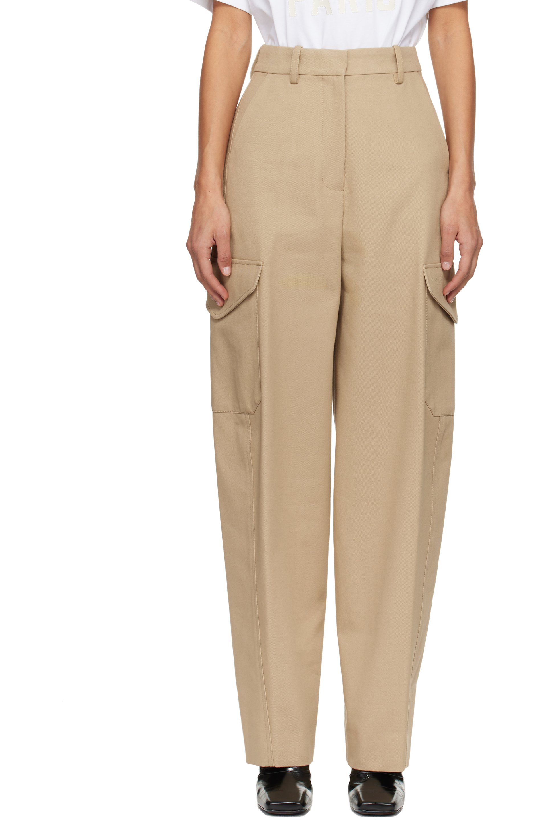 Givenchy - Beige Cocoon Utility Trousers