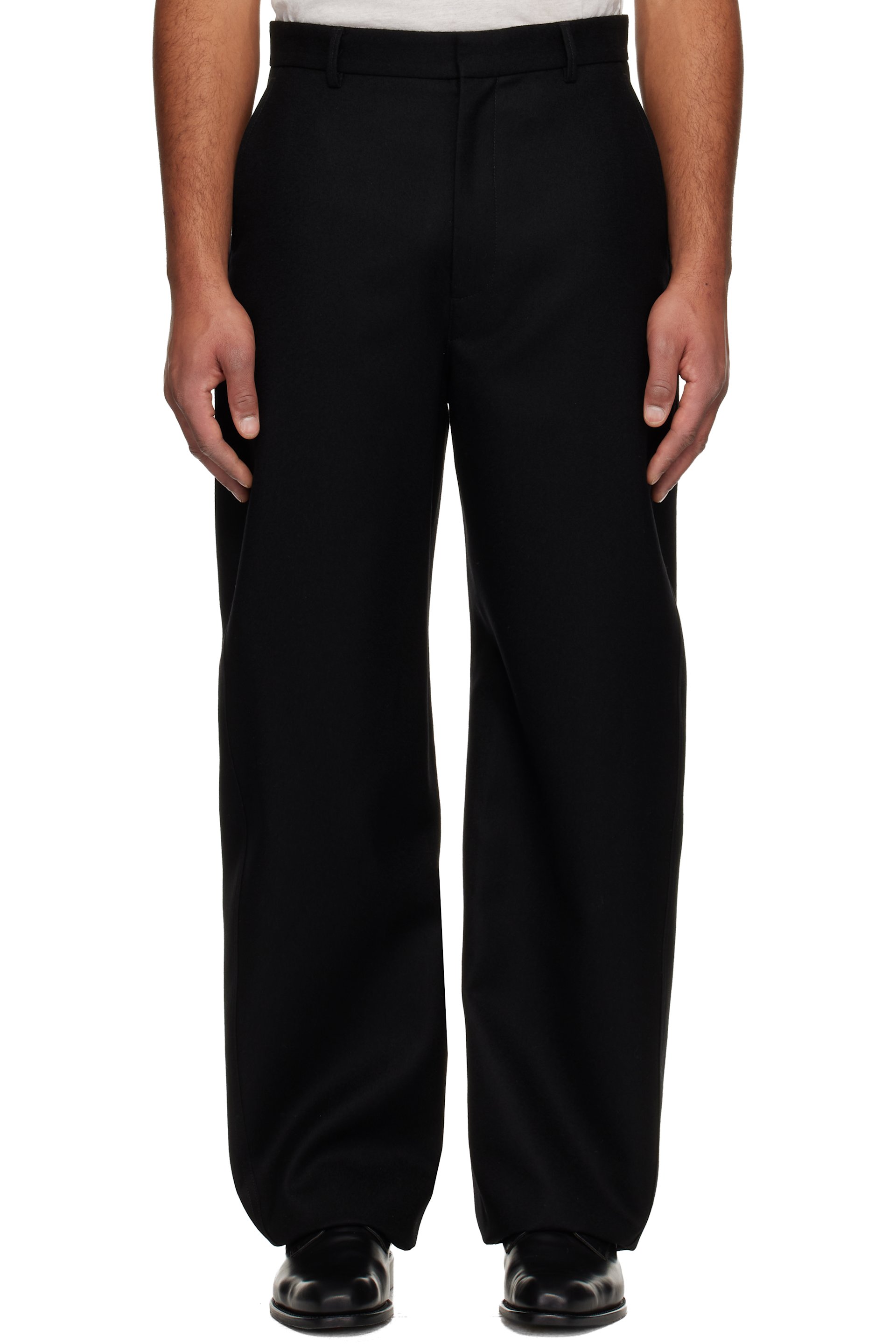 Givenchy - Black Couture Seam Trousers