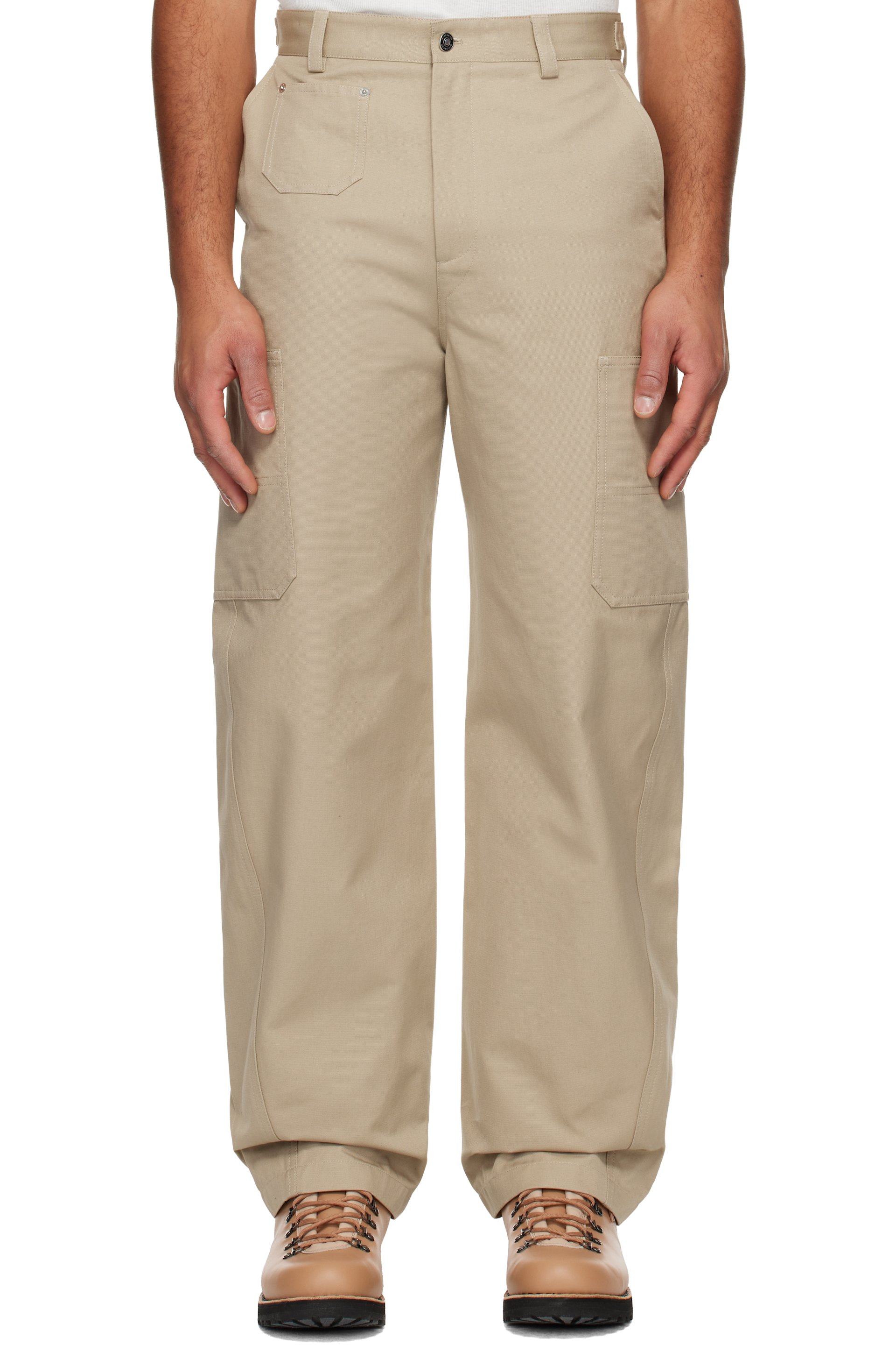 Givenchy - Beige Cotton Cargo Pants