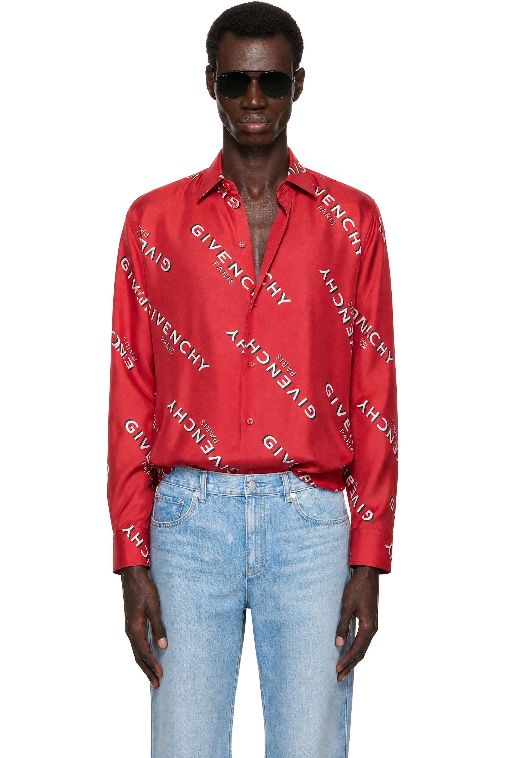 Givenchy - Red Classic Fit Shirt