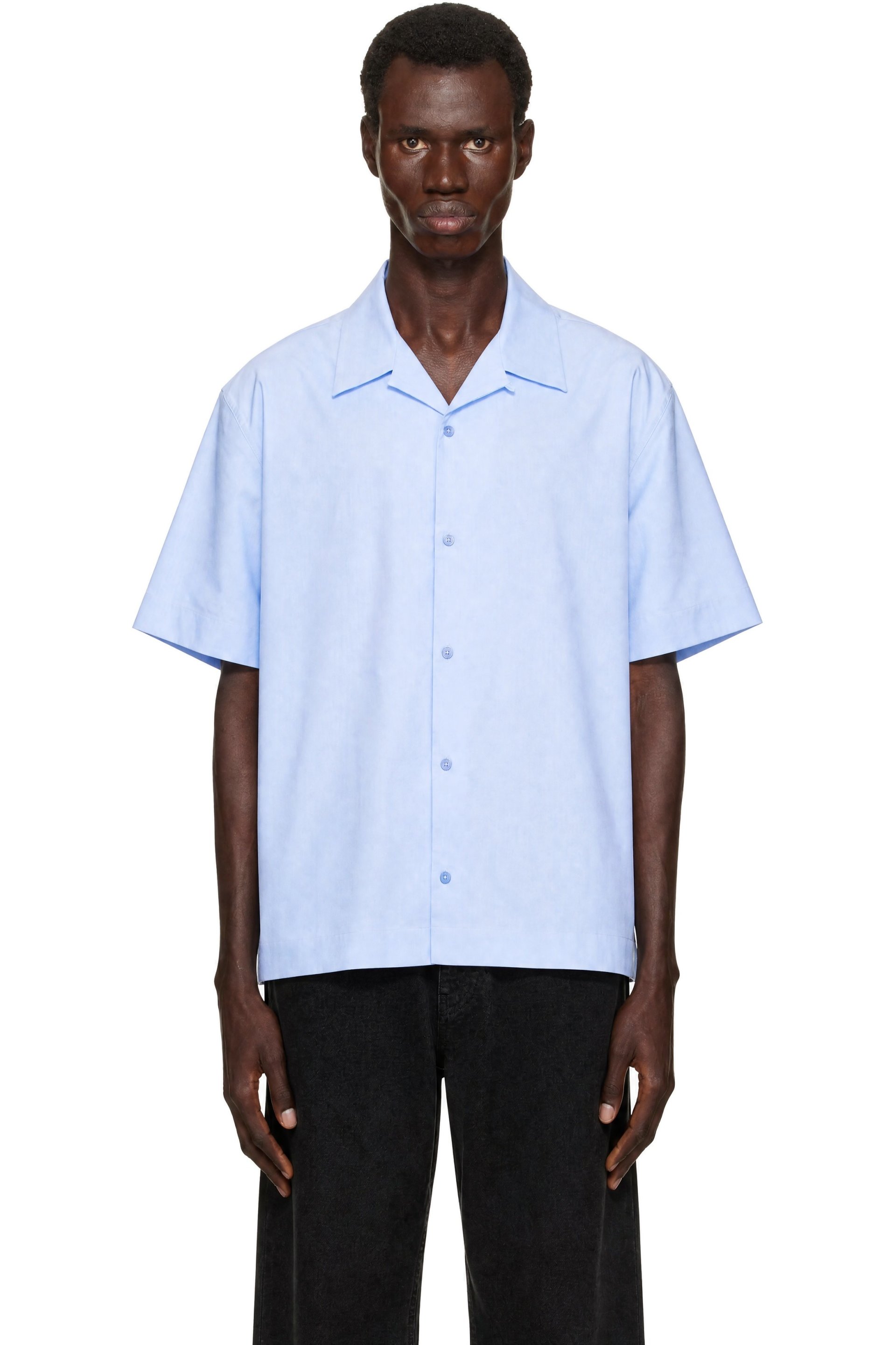 Givenchy - Blue Bowling Shirt