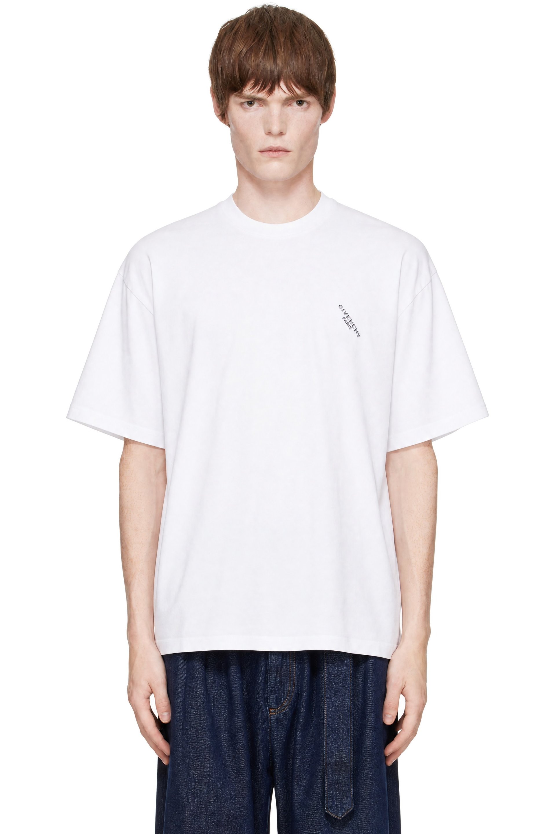 Givenchy - White Regular Fit T-shirt
