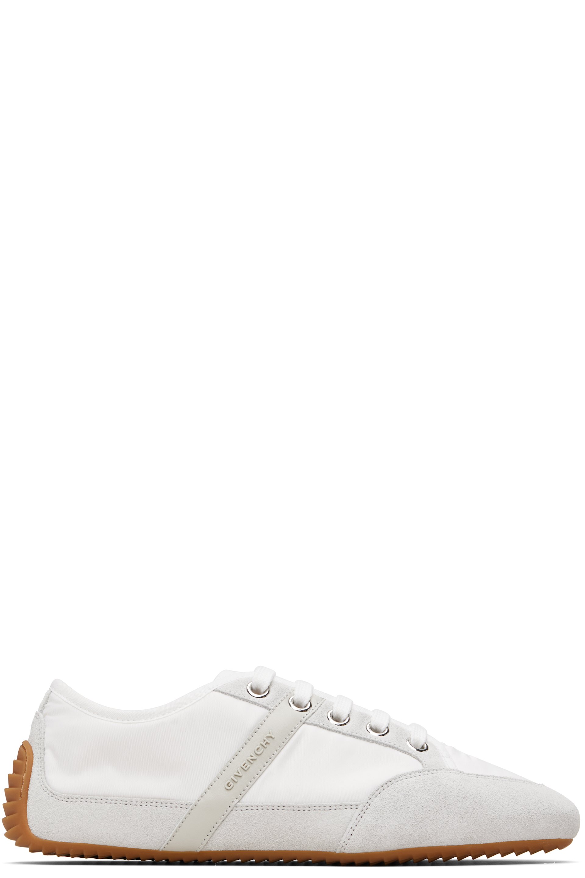 Givenchy - Baskets étroites blanc et gris