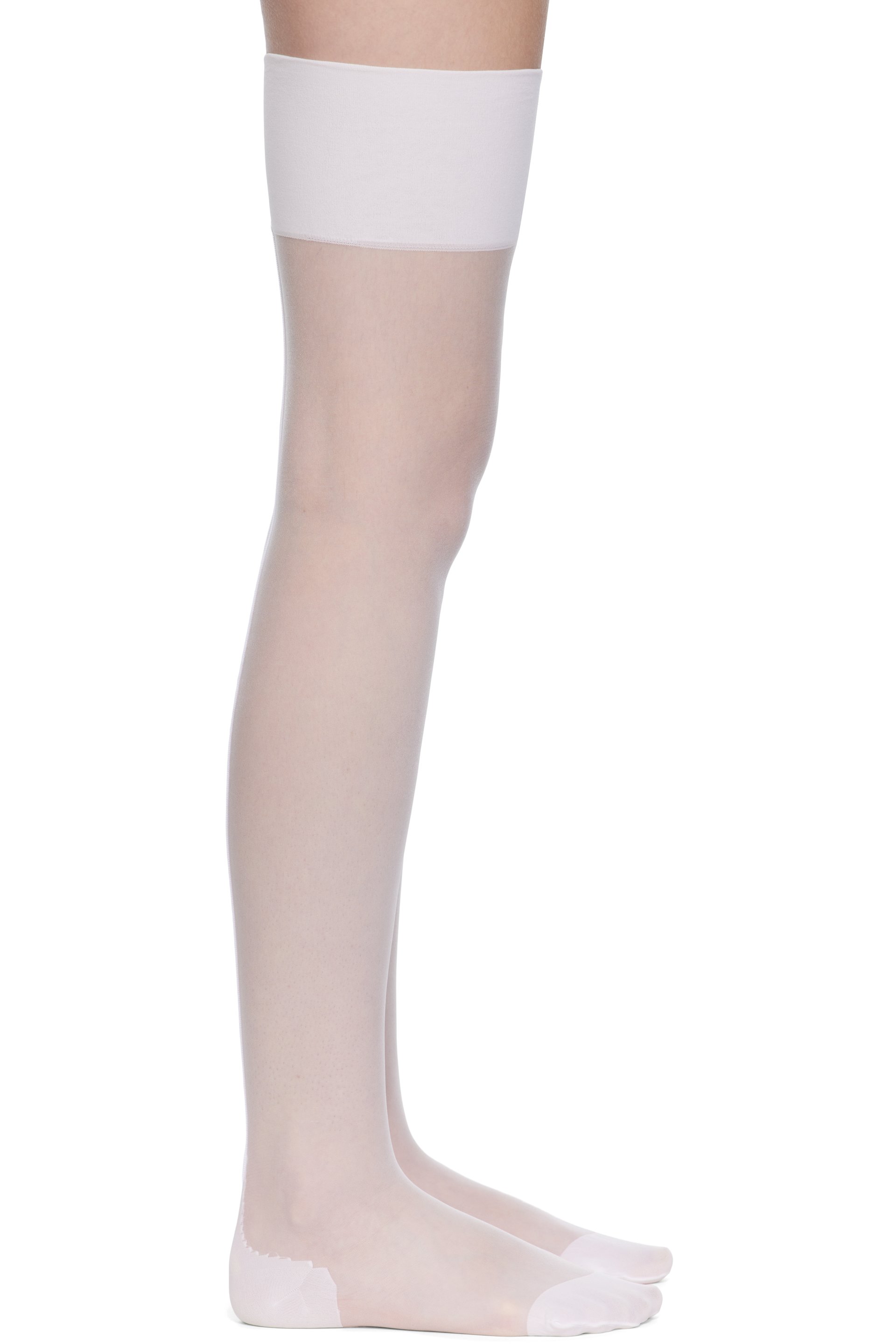 Agent Provocateur - White Amber Stocking Socks