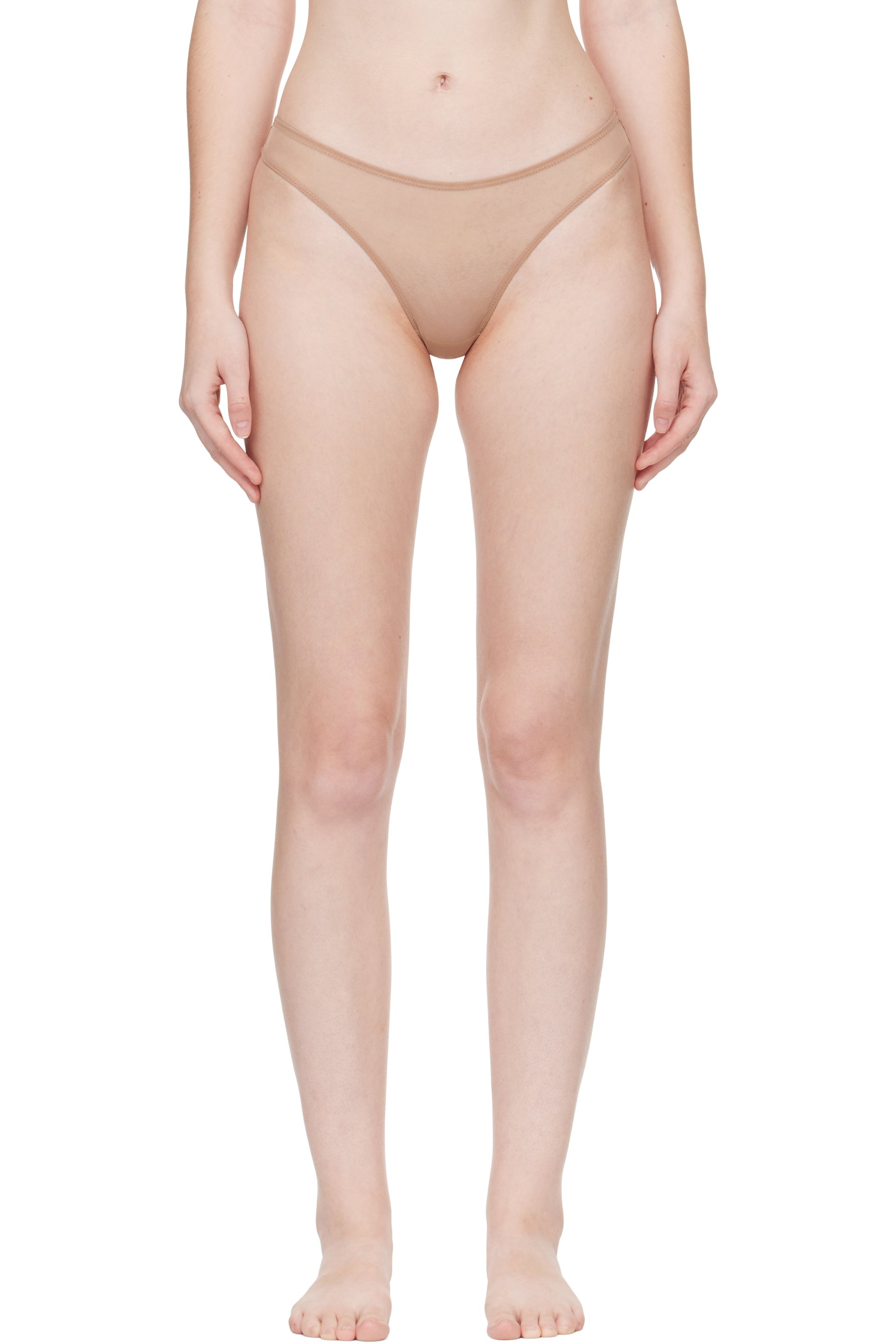Agent Provocateur - Beige Lucky Thong