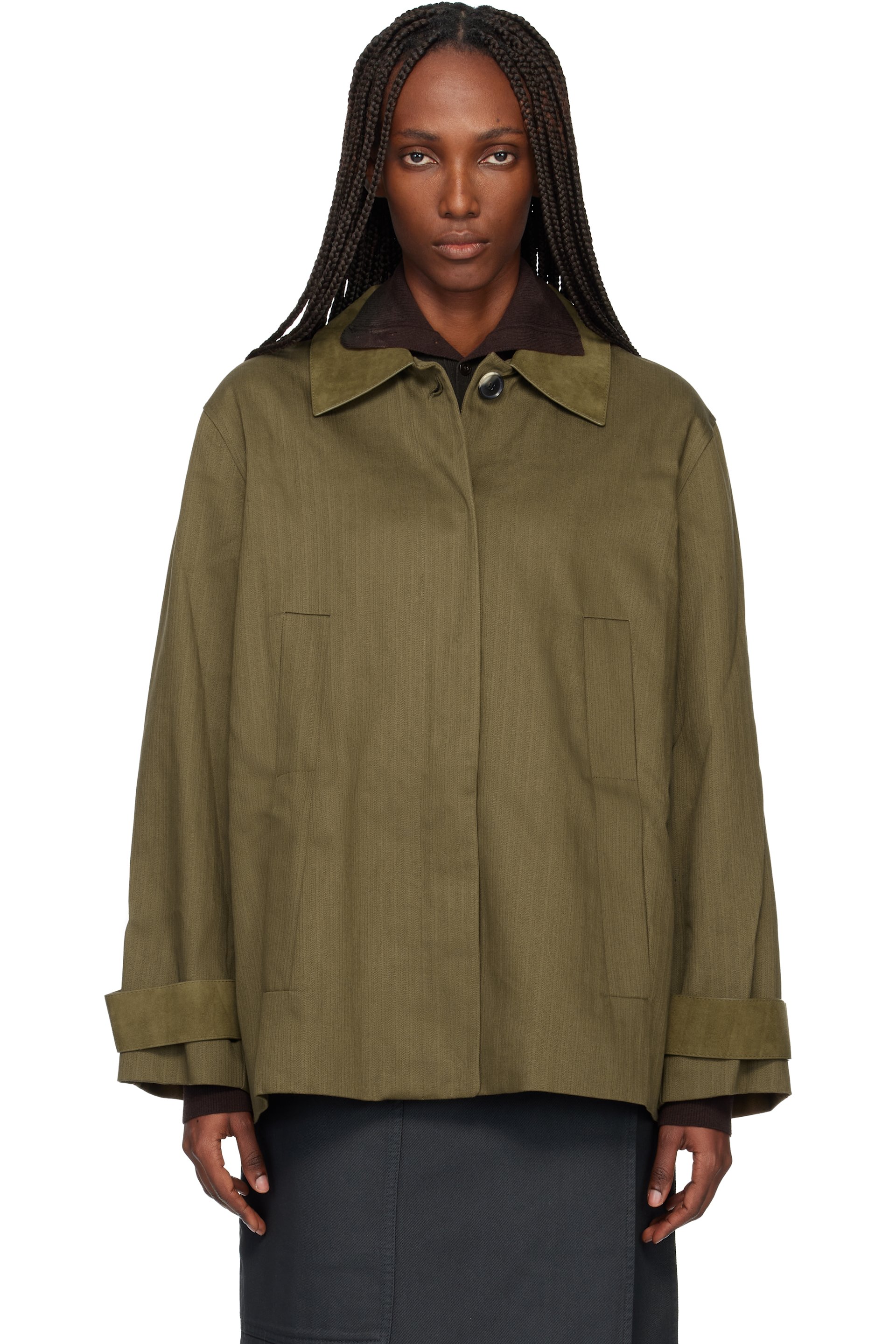 Proenza Schouler - Blouson Angela kaki - Proenza Schouler White Label