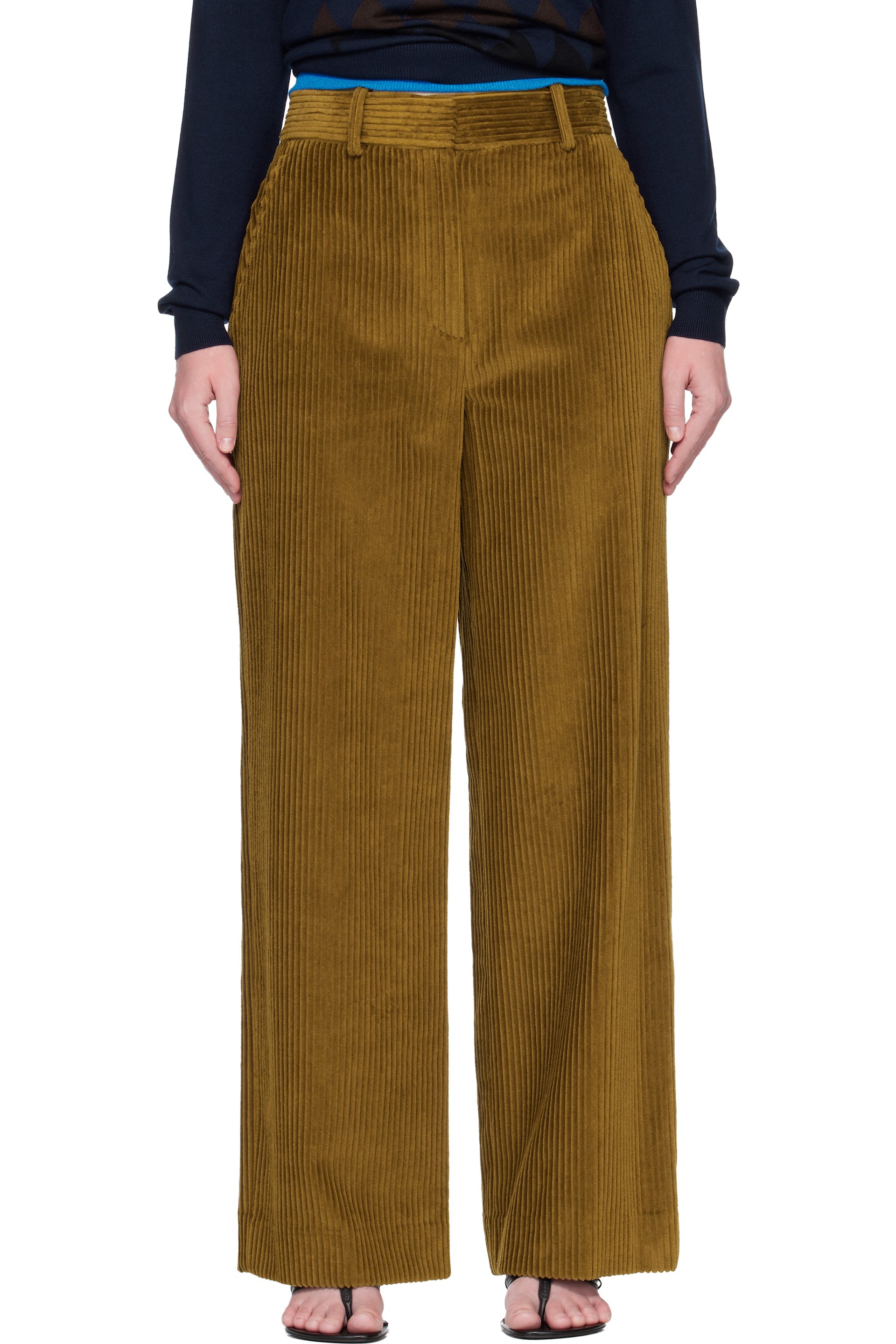 Proenza Schouler - Pantalon Lidie brun clair