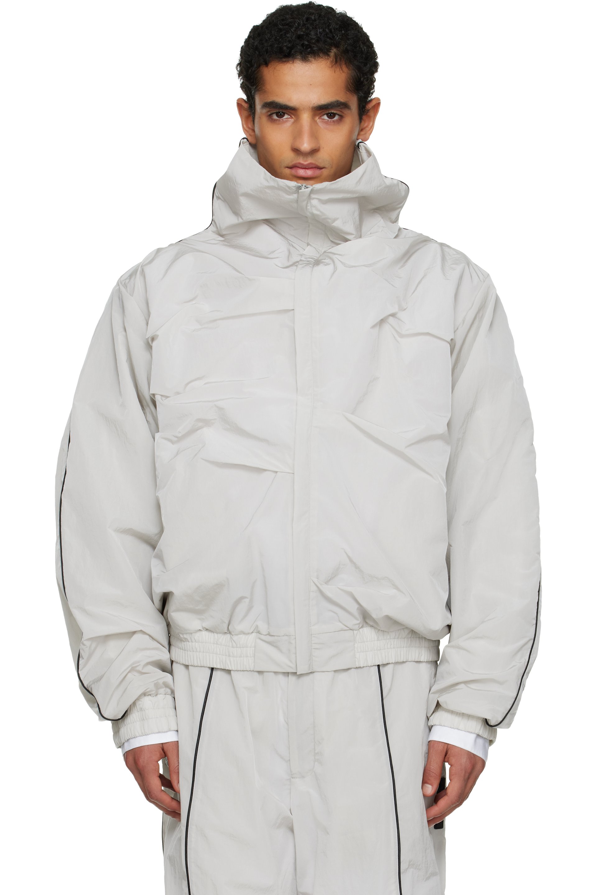 ALAINPAUL - Gray Movement Track Jacket