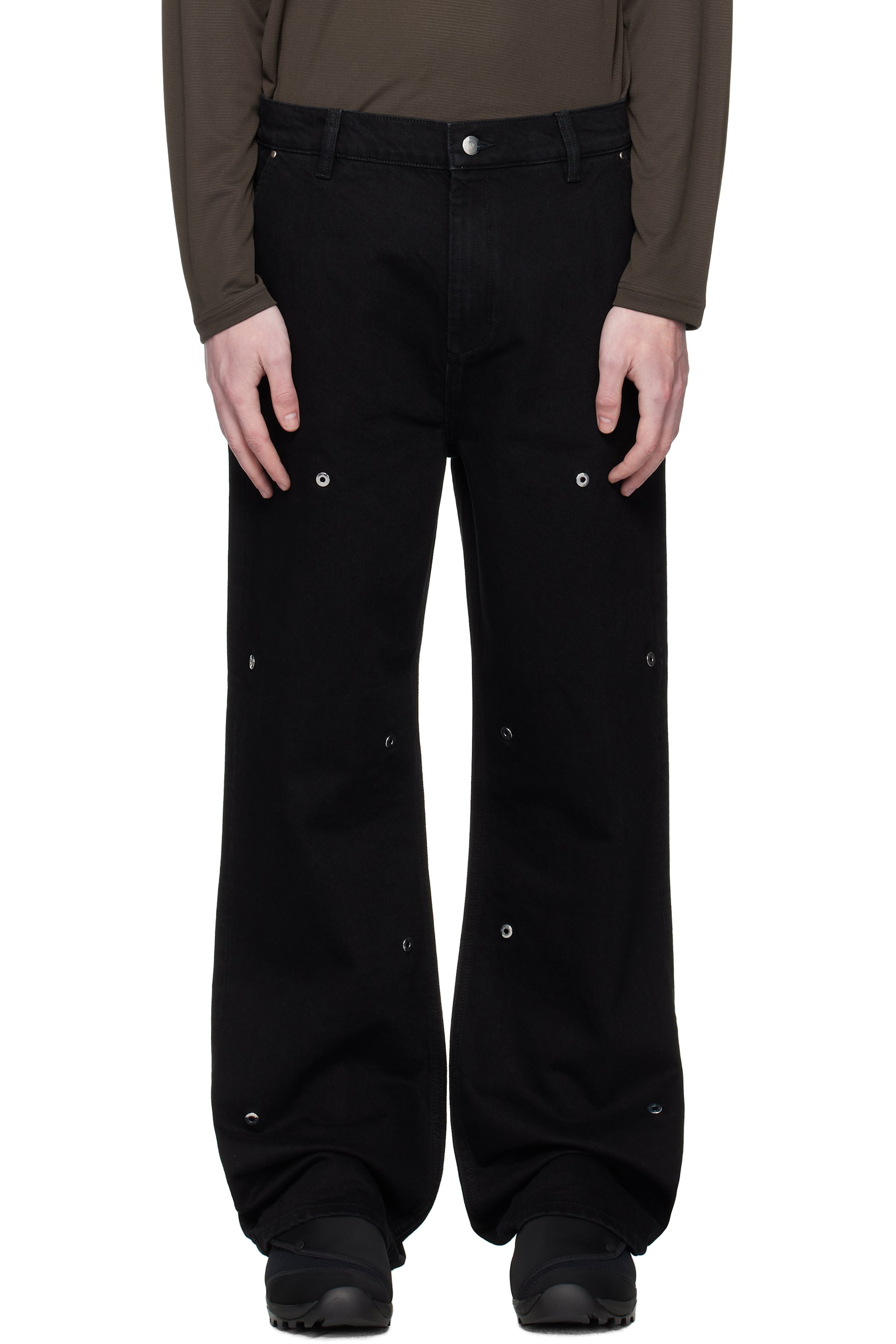 HELIOT EMIL - Black Lux Jeans