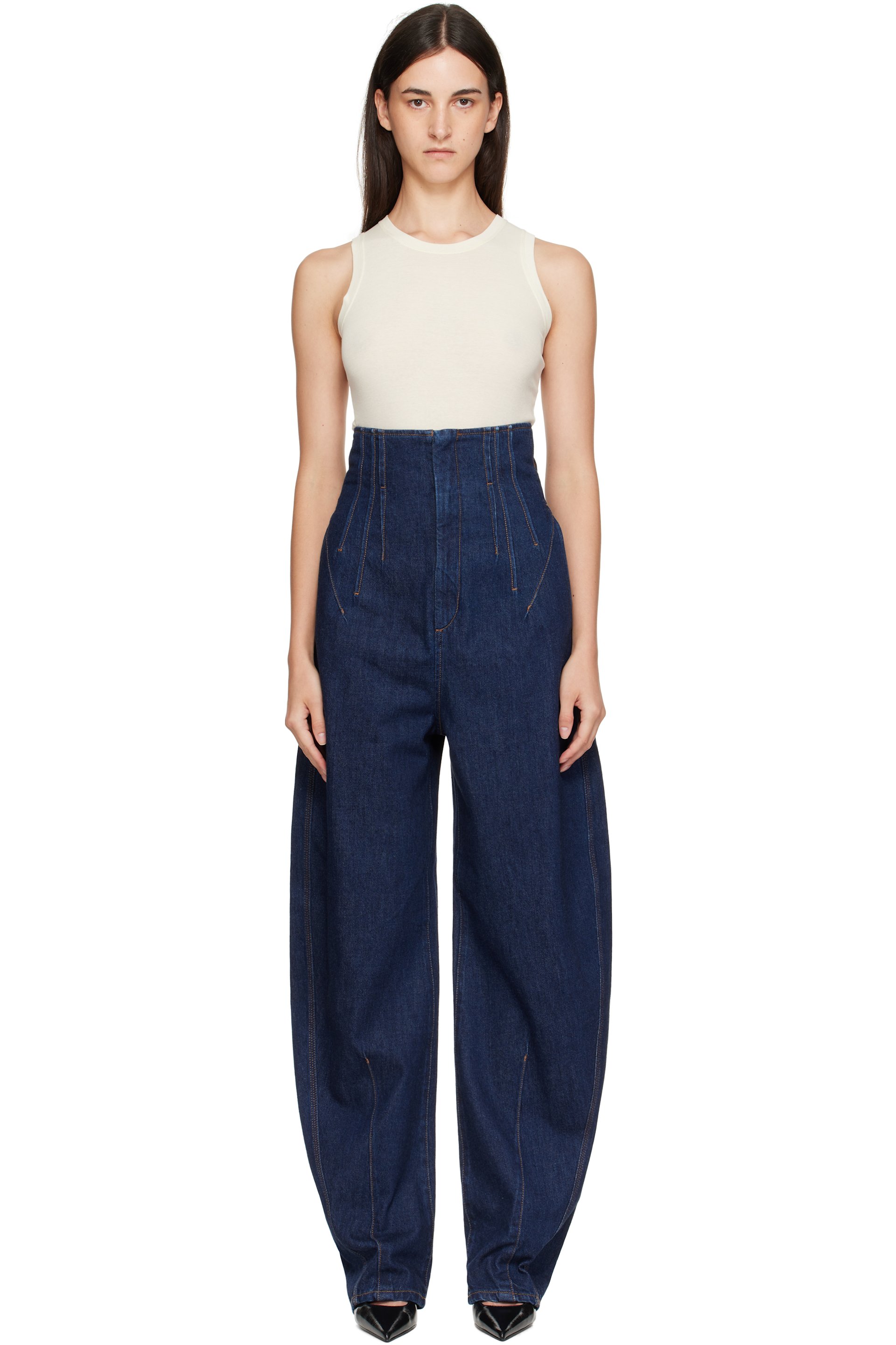 Sportmax - Jean Riga bleu