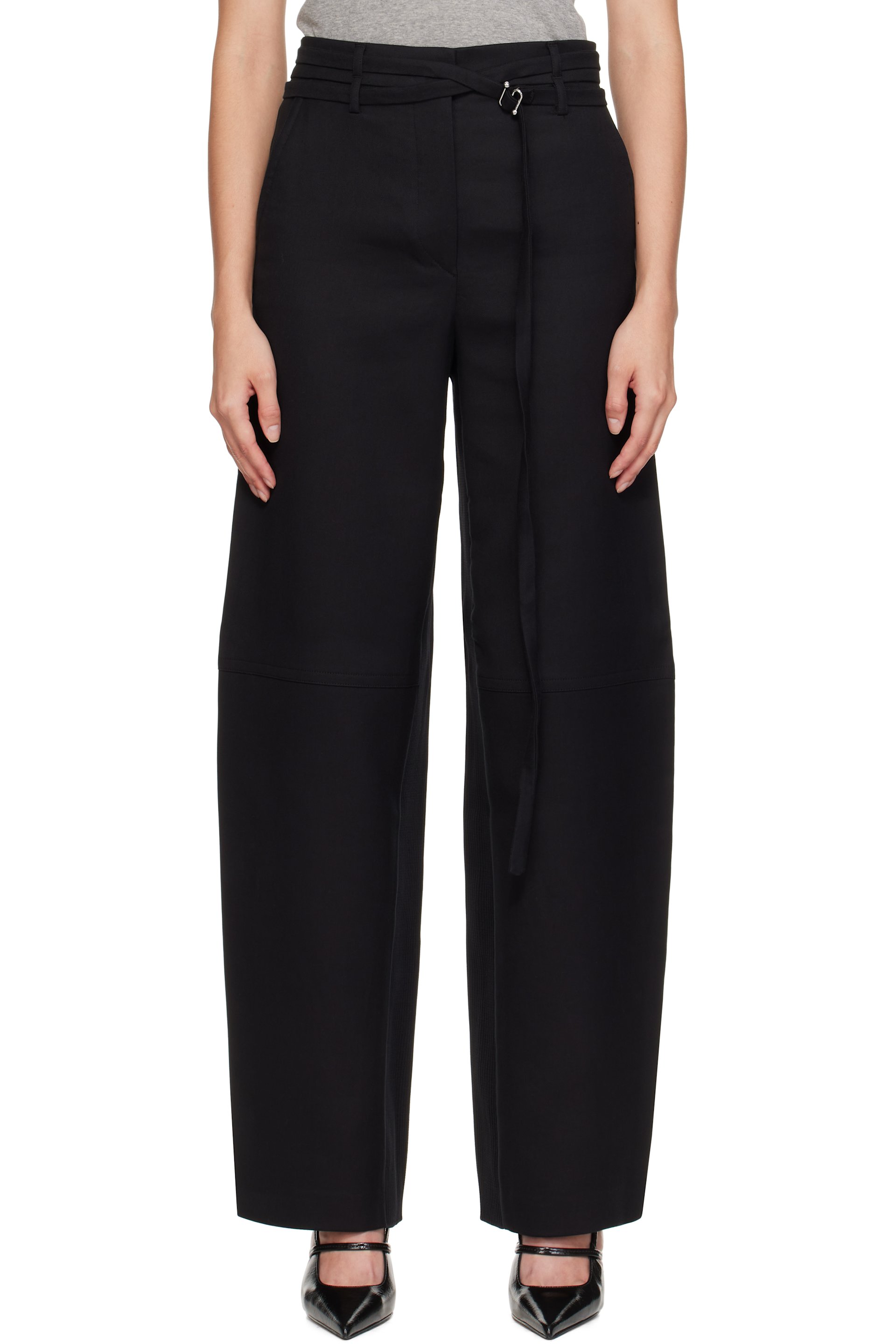 Sportmax - Pantalon Suspiro noir