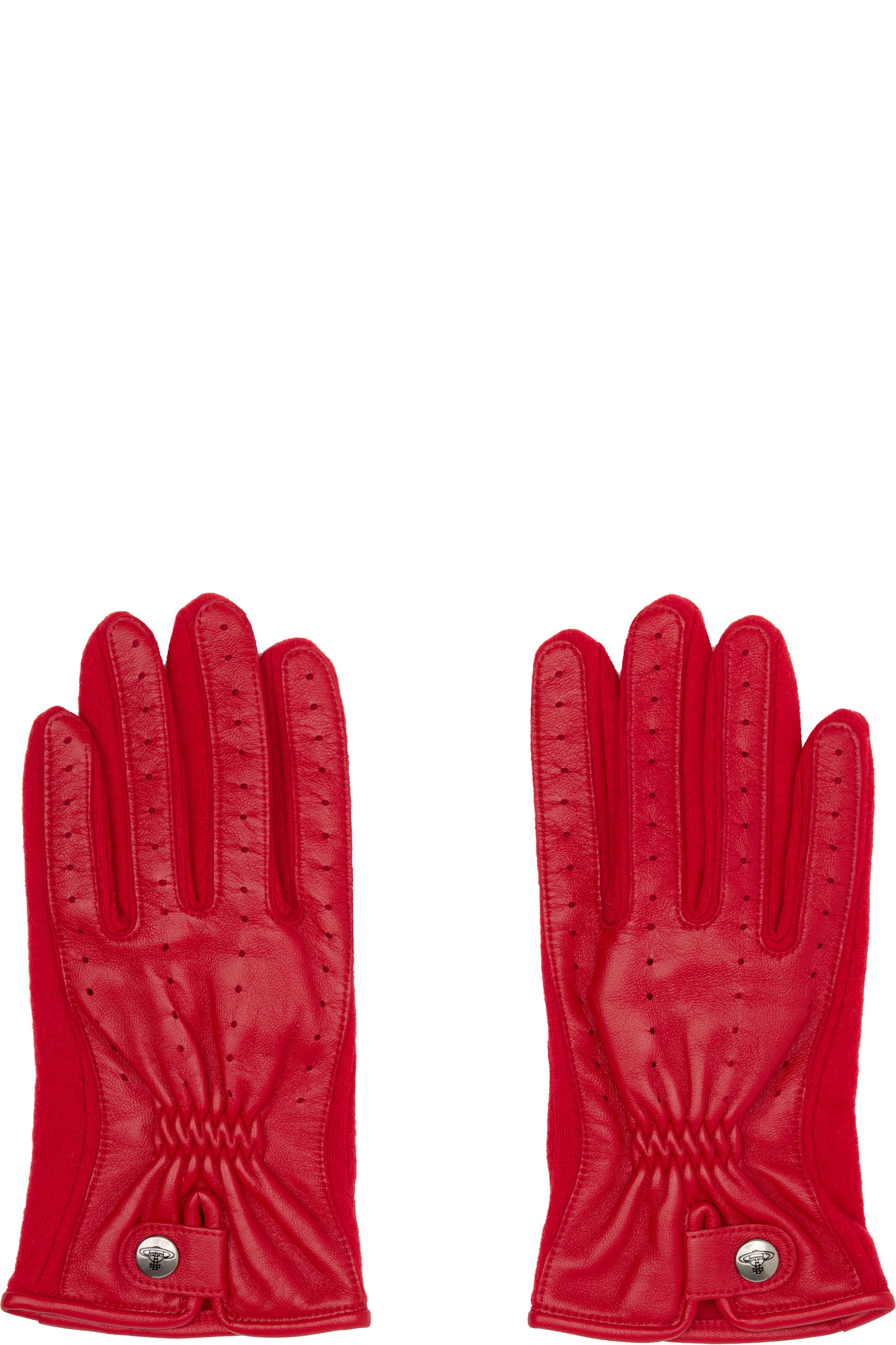 Vivienne Westwood - Red Leather Sheep Gloves