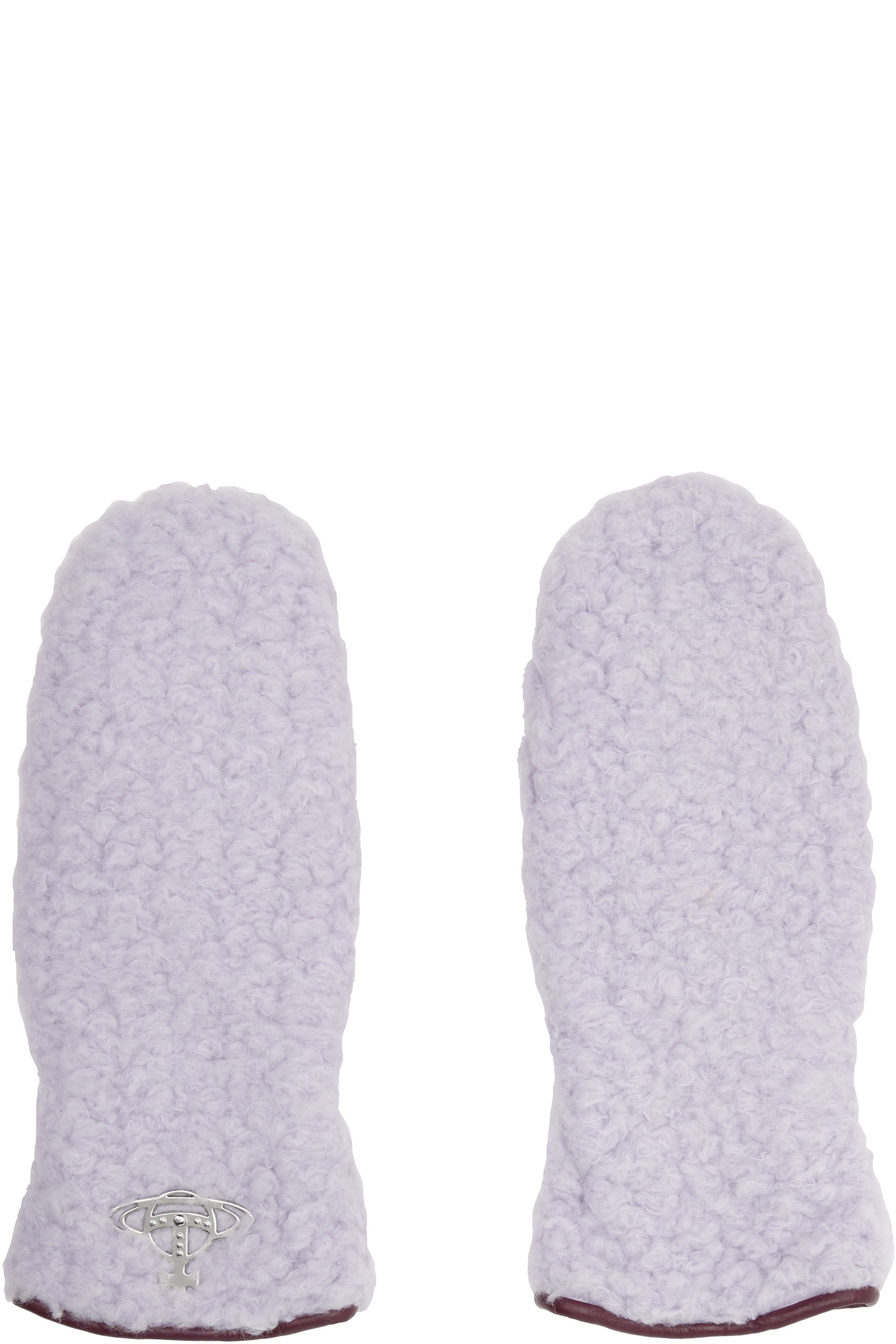 Vivienne Westwood - Purple Poodle Boa Mitts