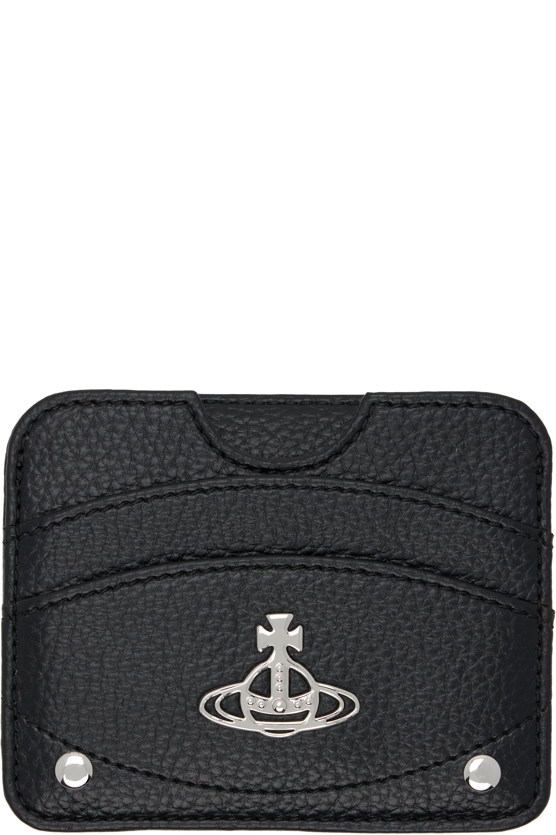 Vivienne Westwood - Black Half Moon Flat Card Holder