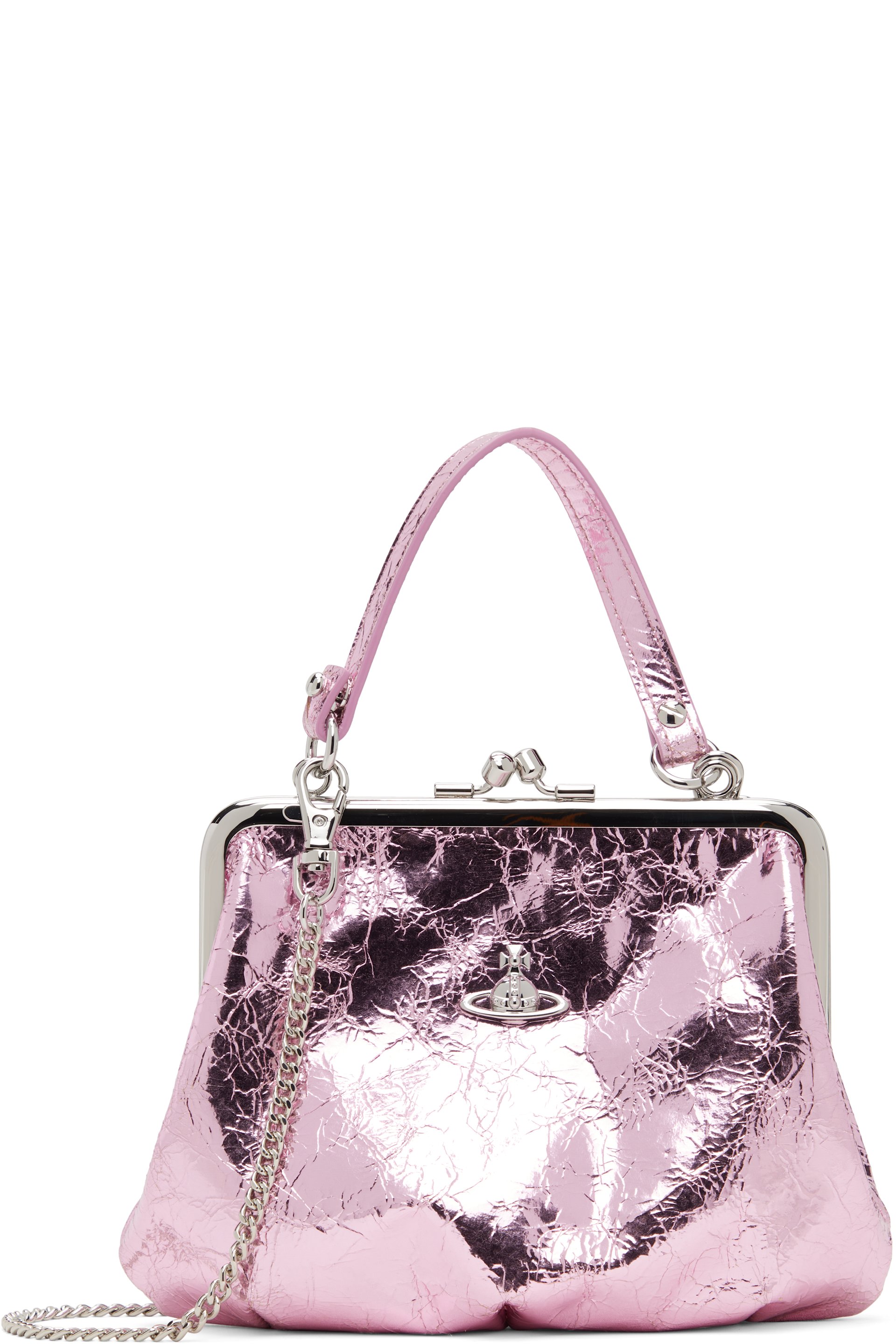 Vivienne Westwood - Sac Granny rose à monture de bourse