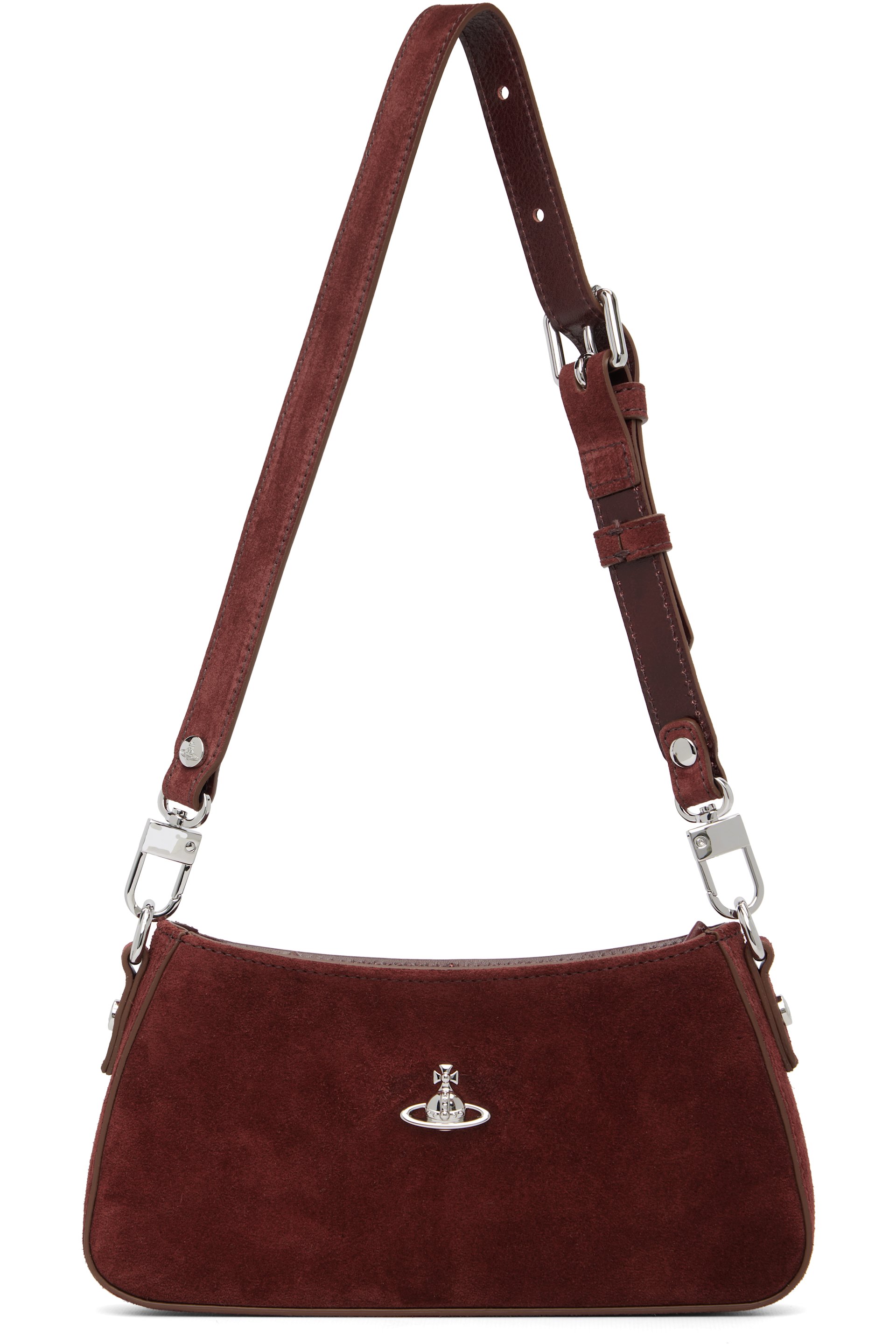 Vivienne Westwood - Sac pour téléphone porté épaule Tasha bourgogne