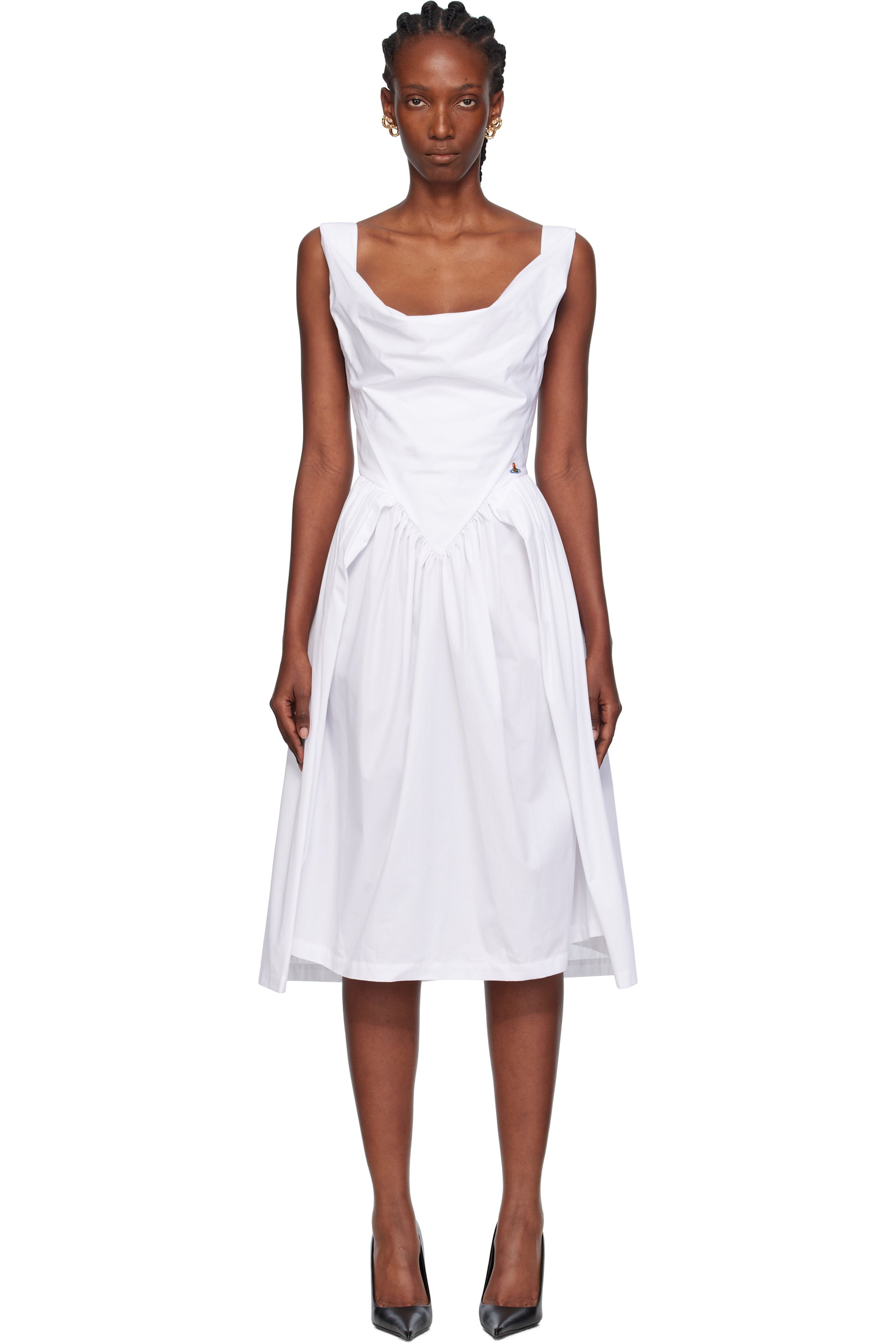 Vivienne Westwood - Robe midi Sunday blanche