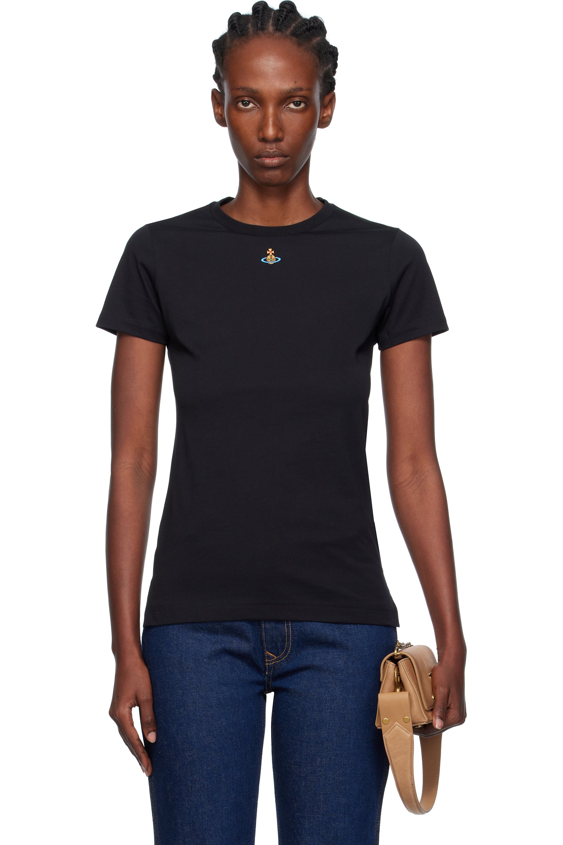 Vivienne Westwood - T-shirt Peru noir à orbe