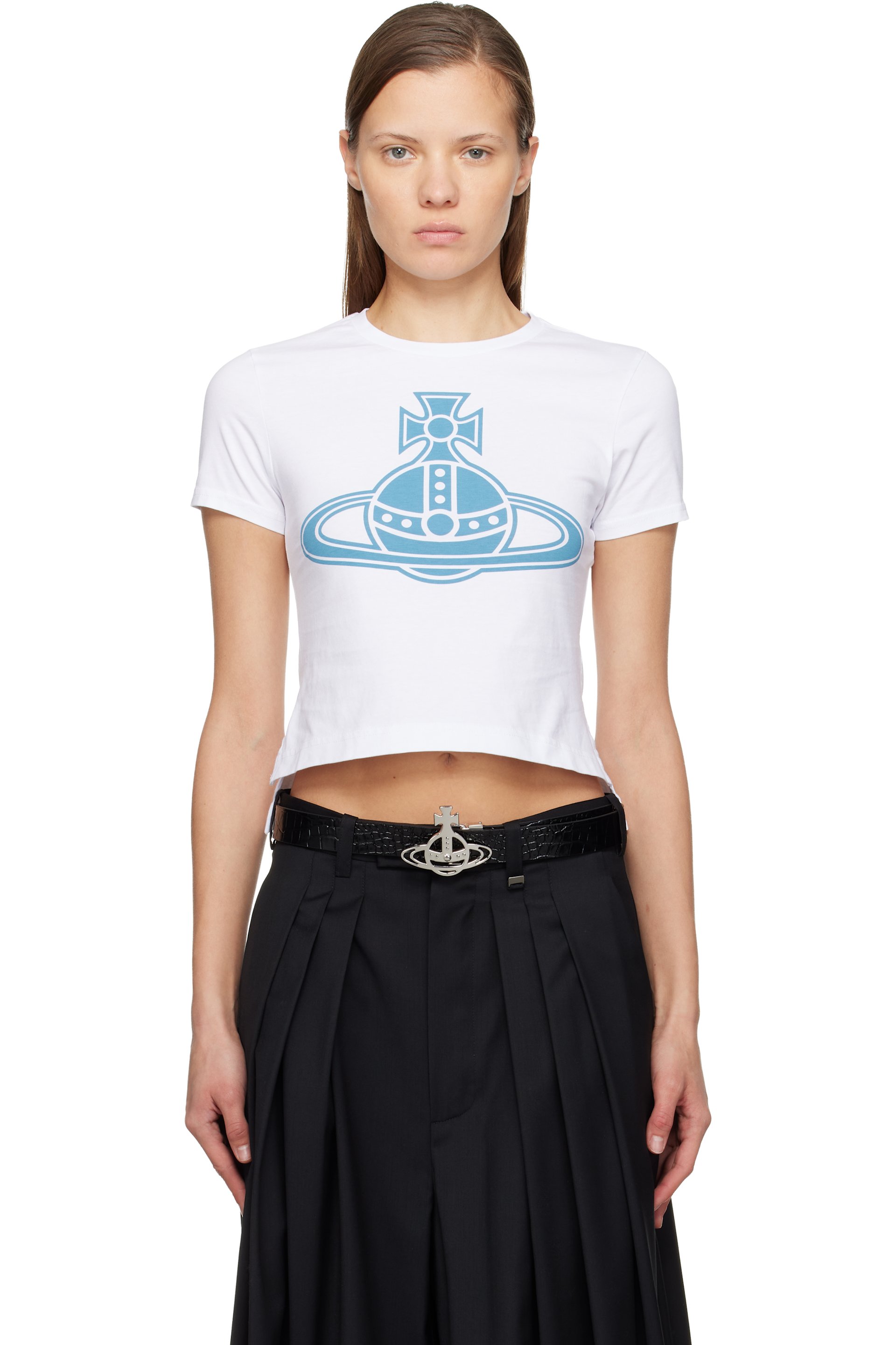 Vivienne Westwood - T-shirt Peru blanc à orbe