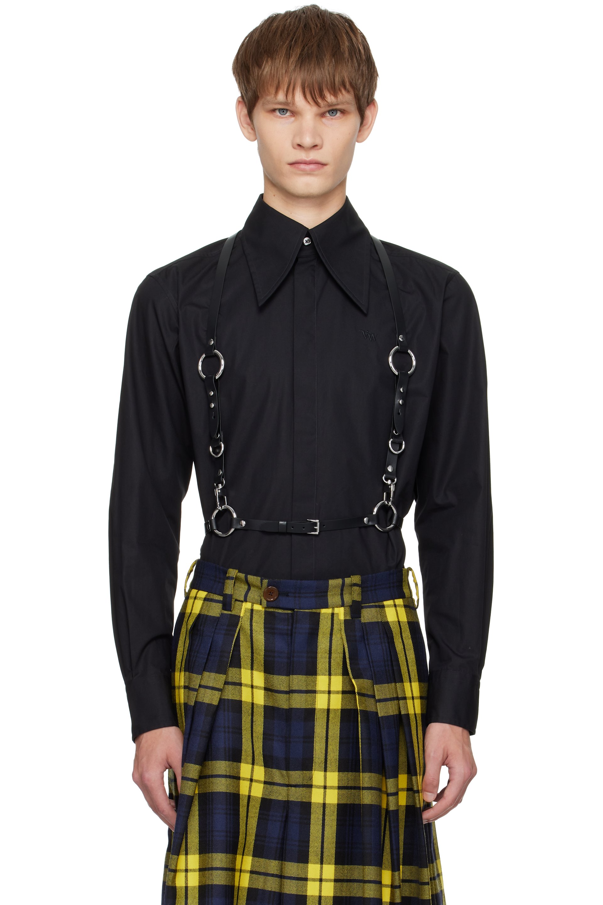 Vivienne Westwood - Black Smooth Leather Harness
