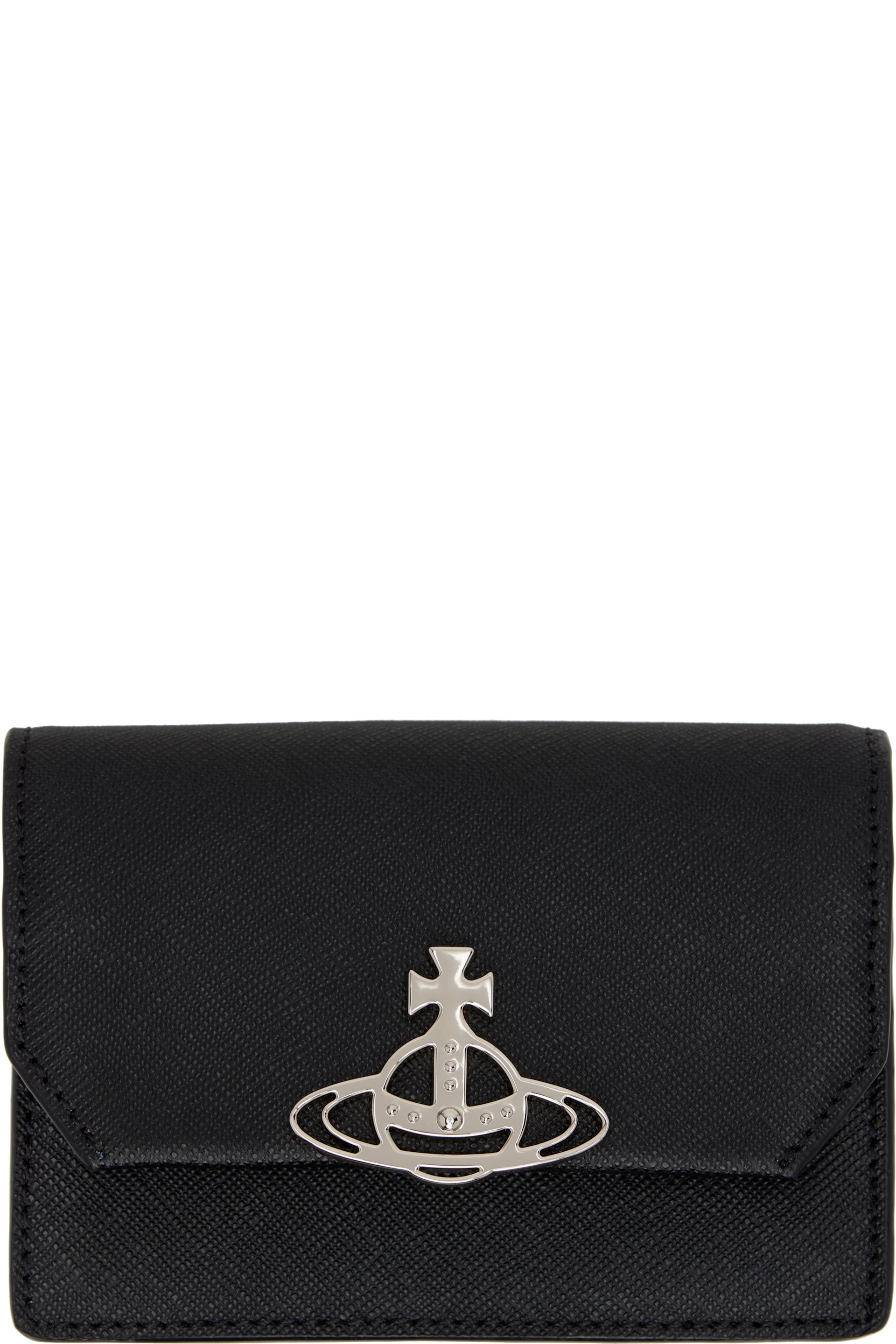Vivienne Westwood - Black Saffiano Business Card Holder