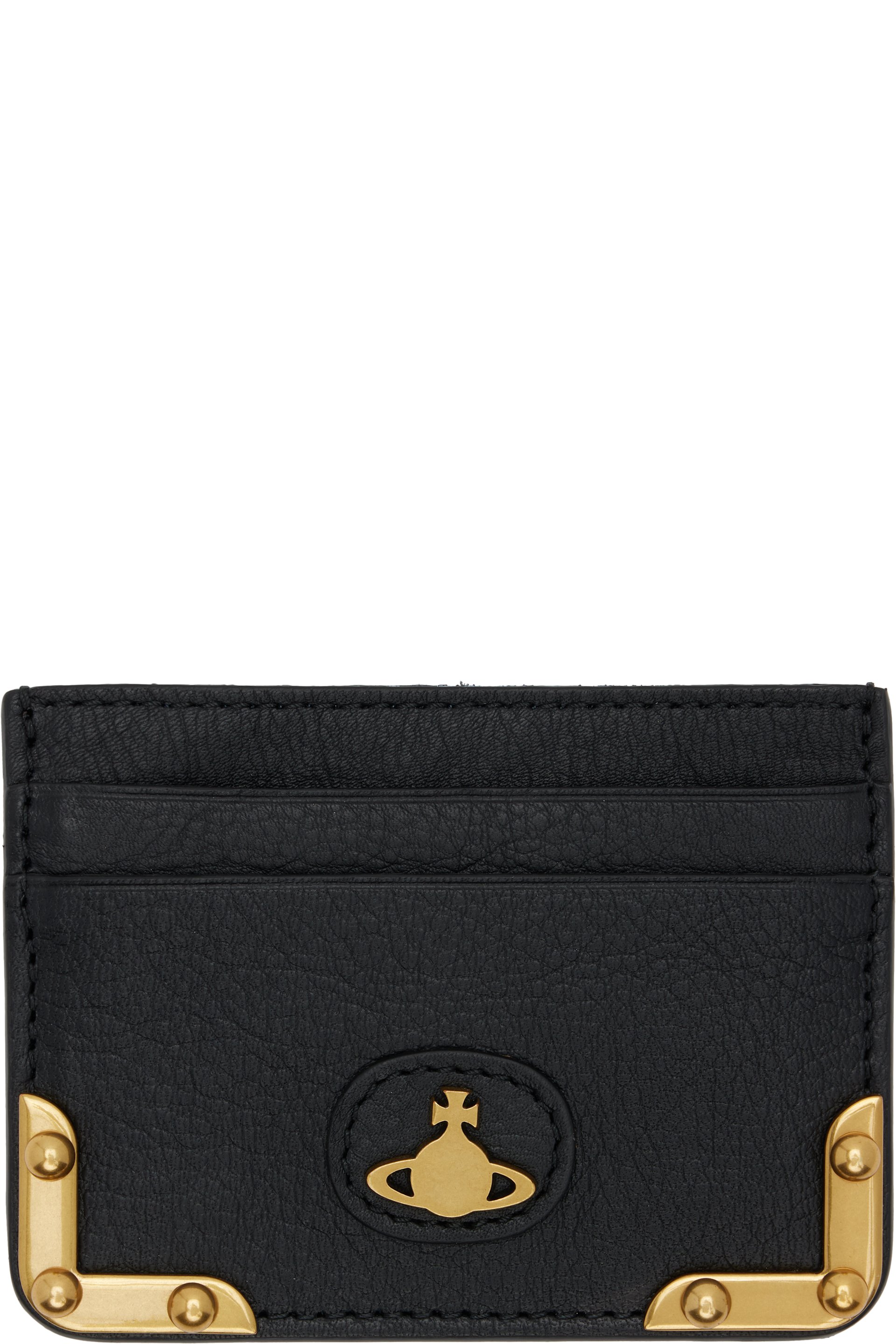 Vivienne Westwood - ブラック Flat Orb カードケース
