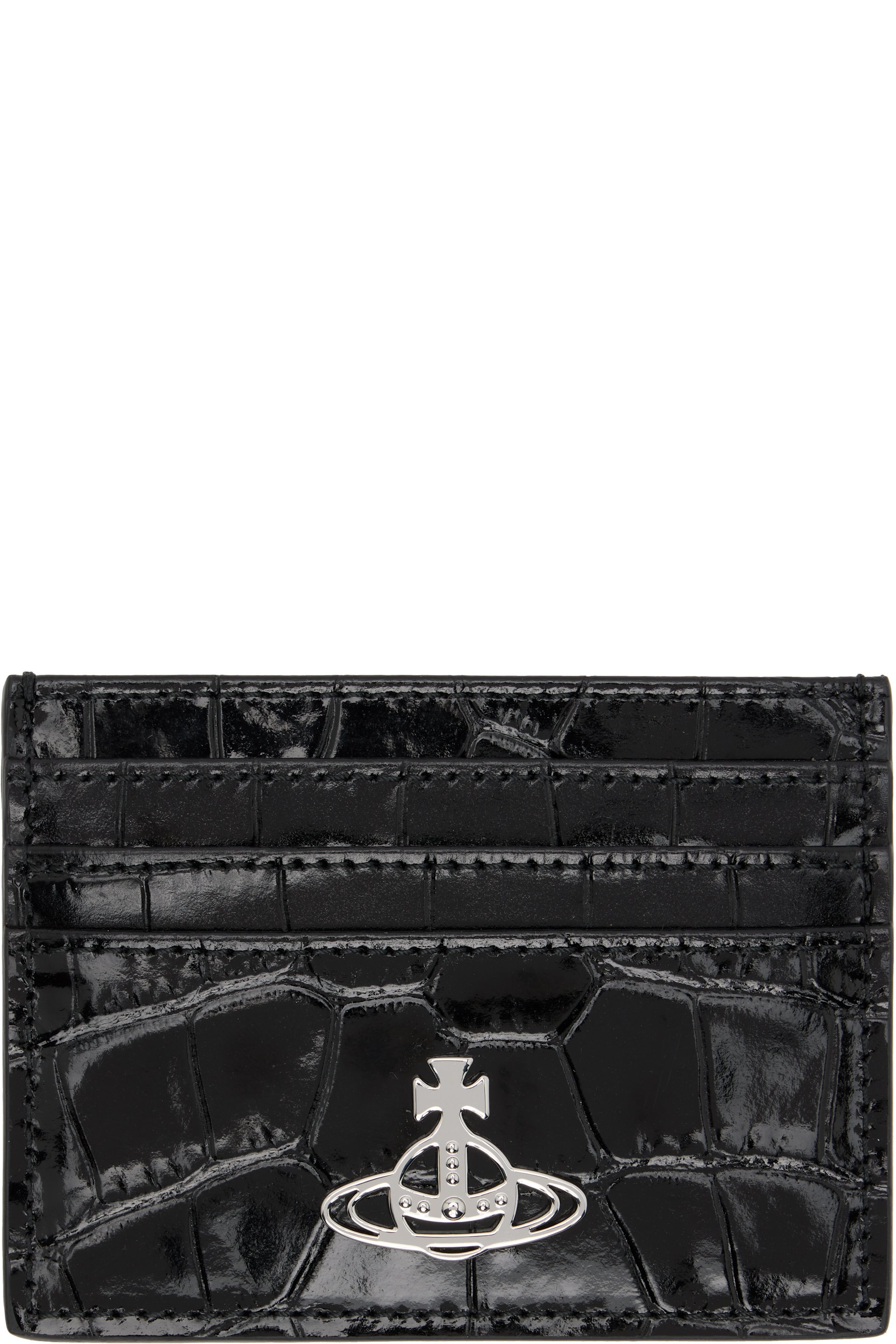 Vivienne Westwood - ブラック Flat カードケース