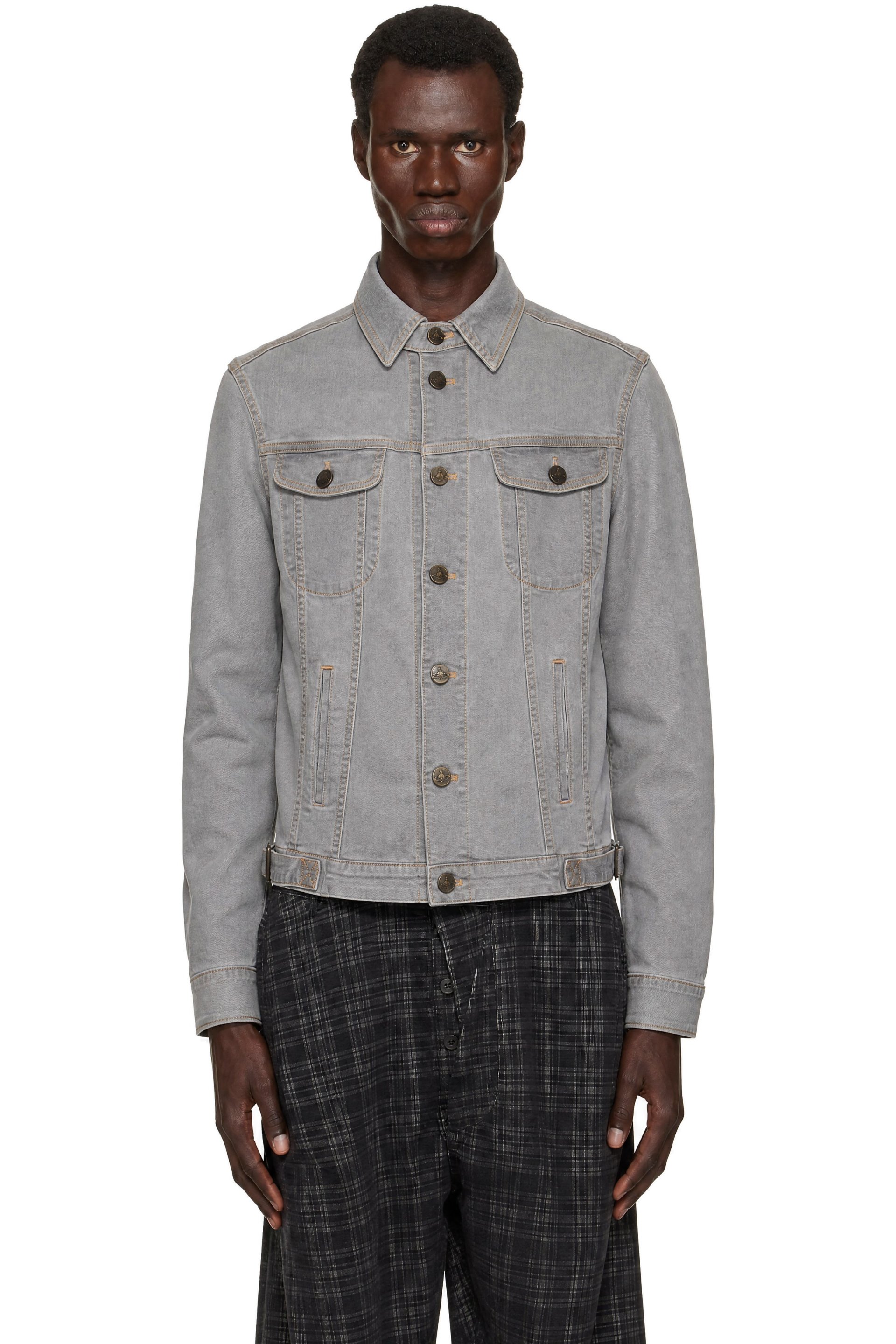 Vivienne Westwood - Gray Stormrider Denim Jacket