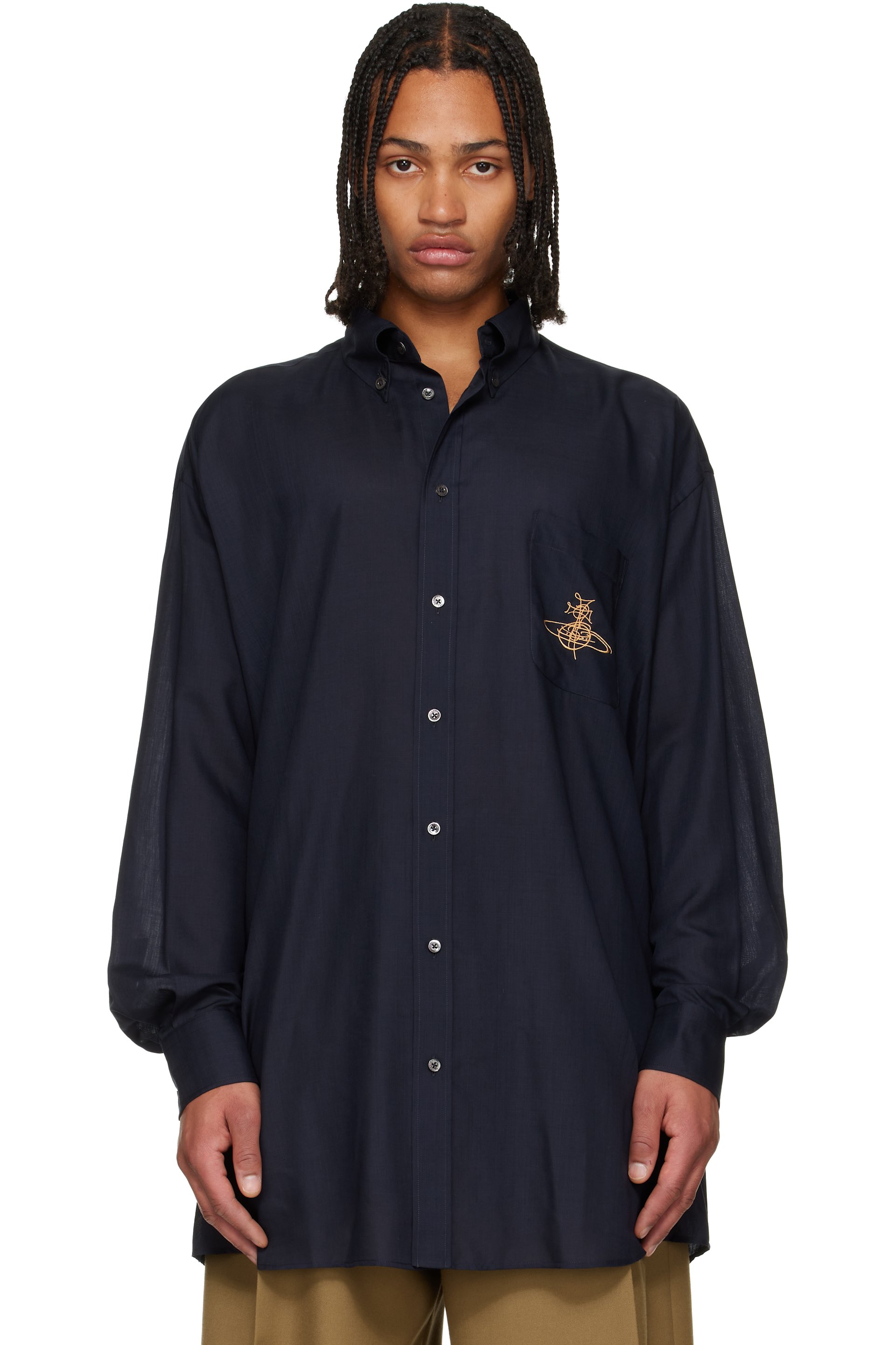 Vivienne Westwood - Navy Oversized Shirt