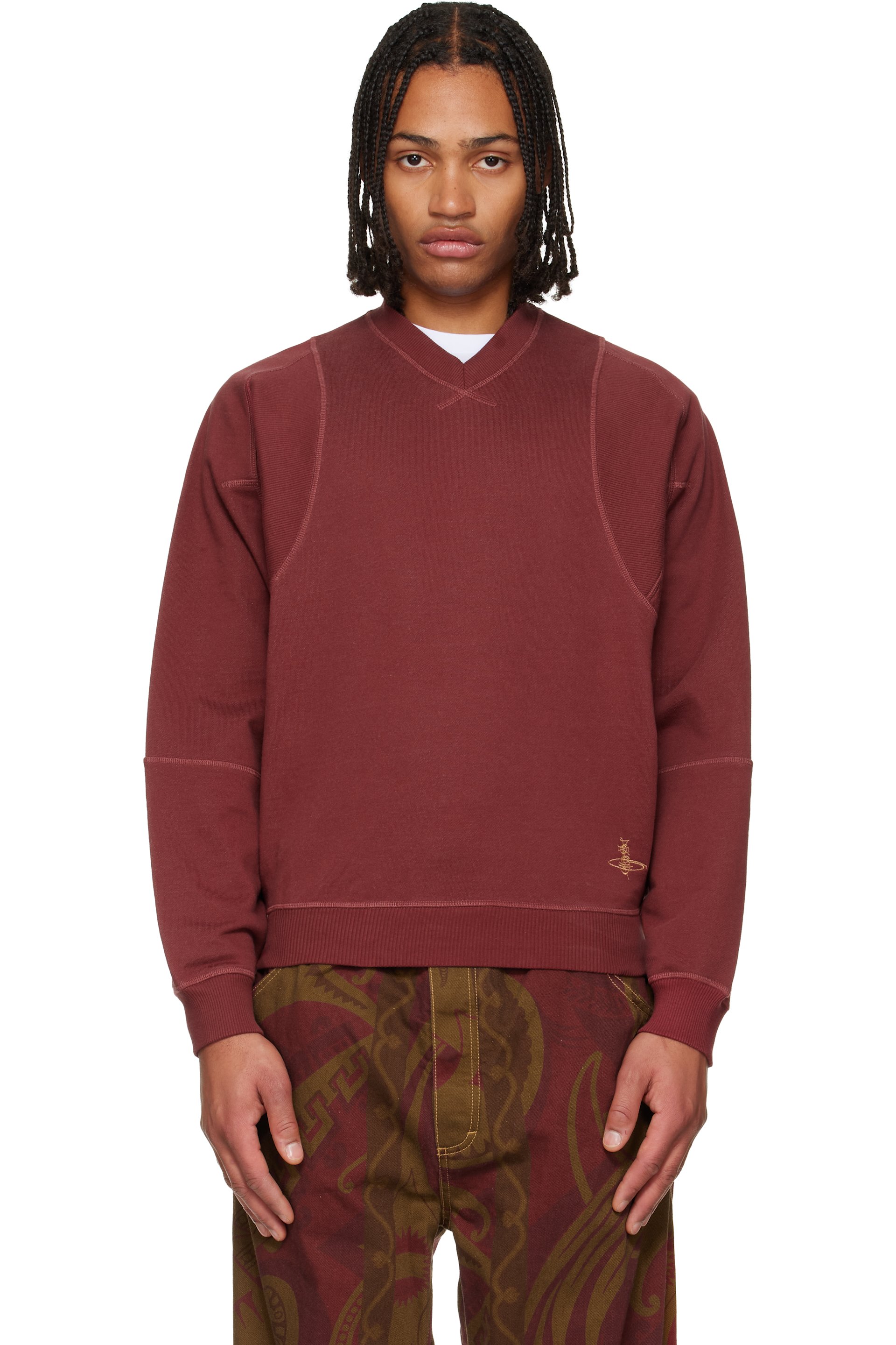 Vivienne Westwood - Pull molletonné Pourpoint rouge