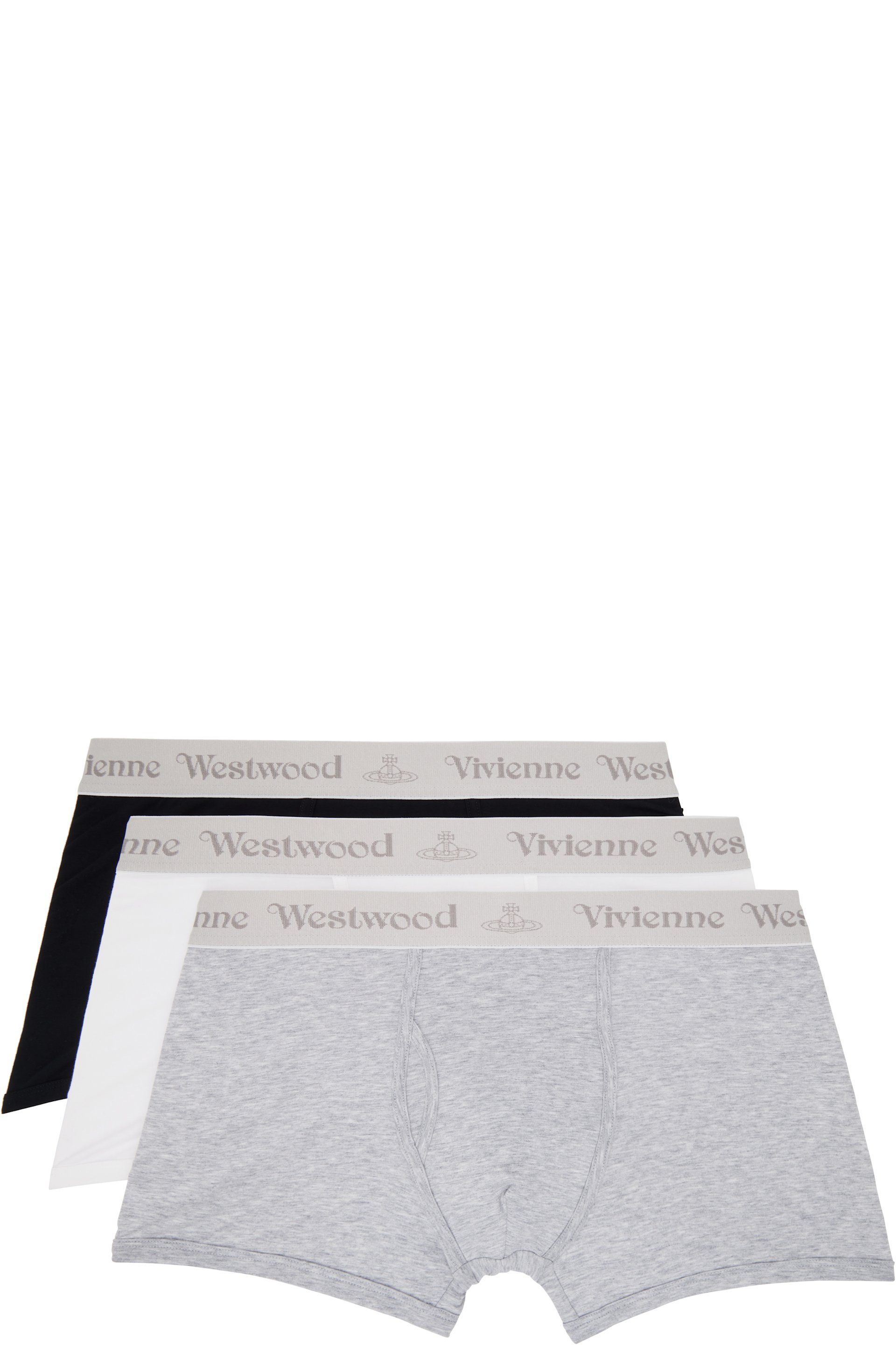 Vivienne Westwood - Three-Pack Multicolor Band Boxers