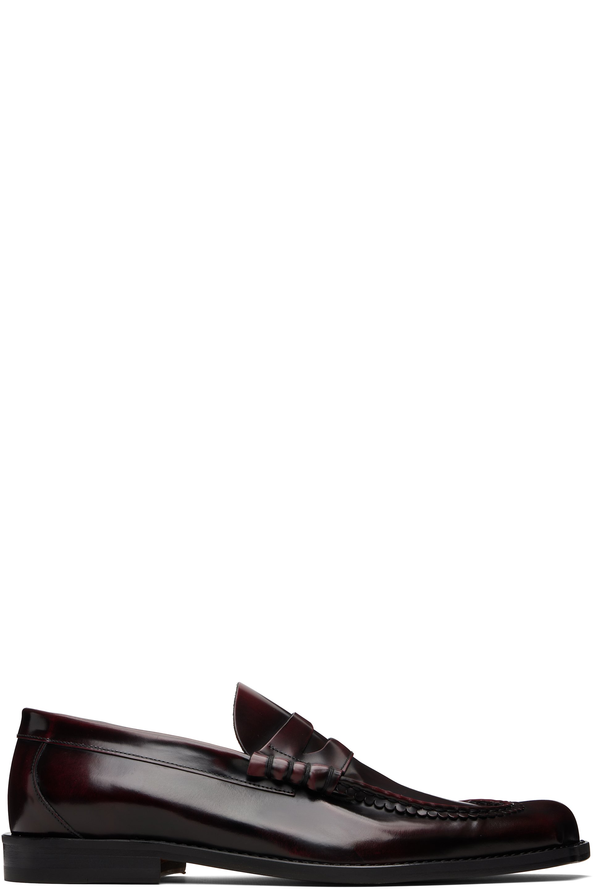 Vivienne Westwood - Burgundy Tuesday Coin Loafers