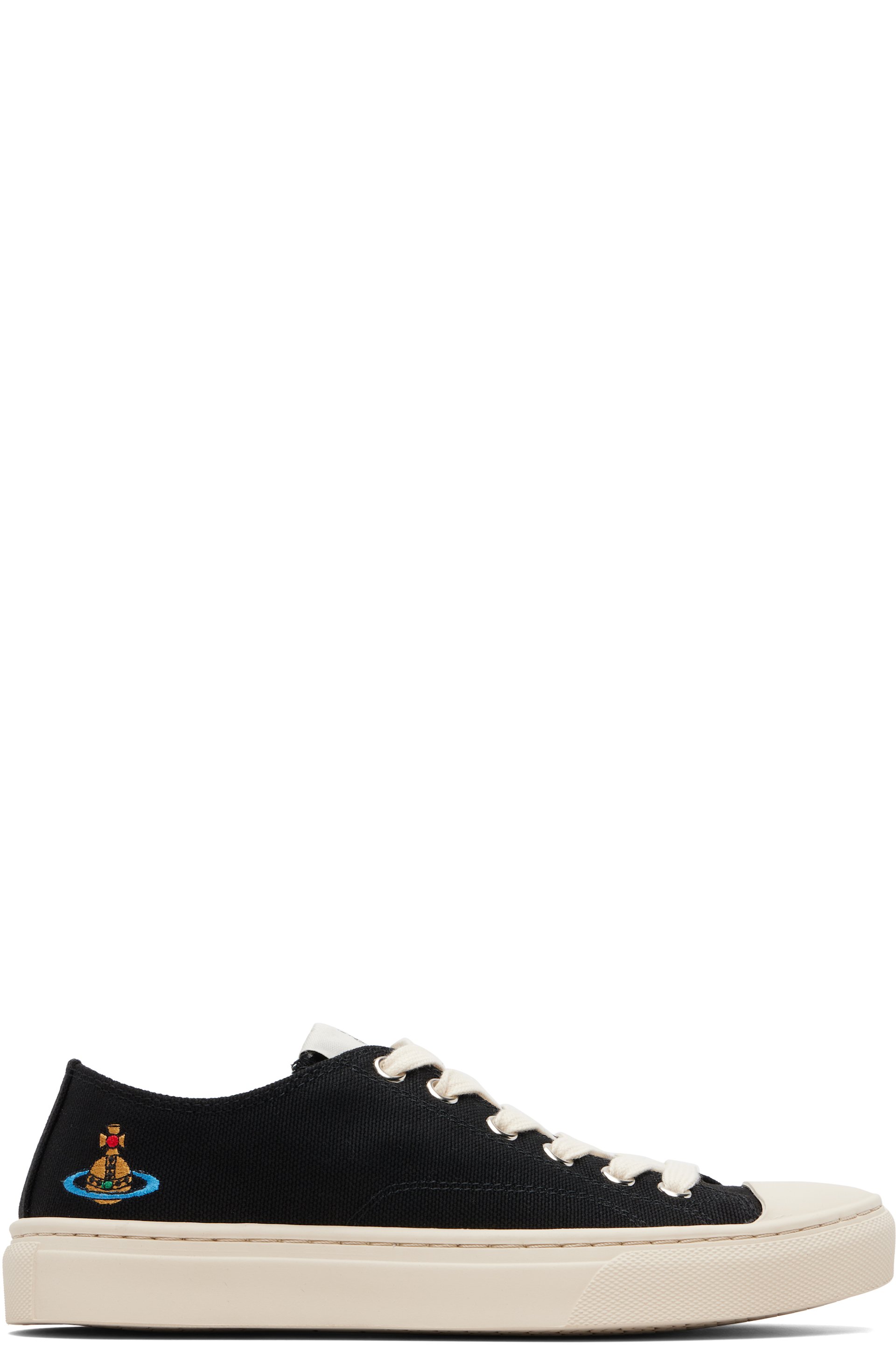 Vivienne Westwoodのブラック Plimsoll ローカットスニーカーがセール中