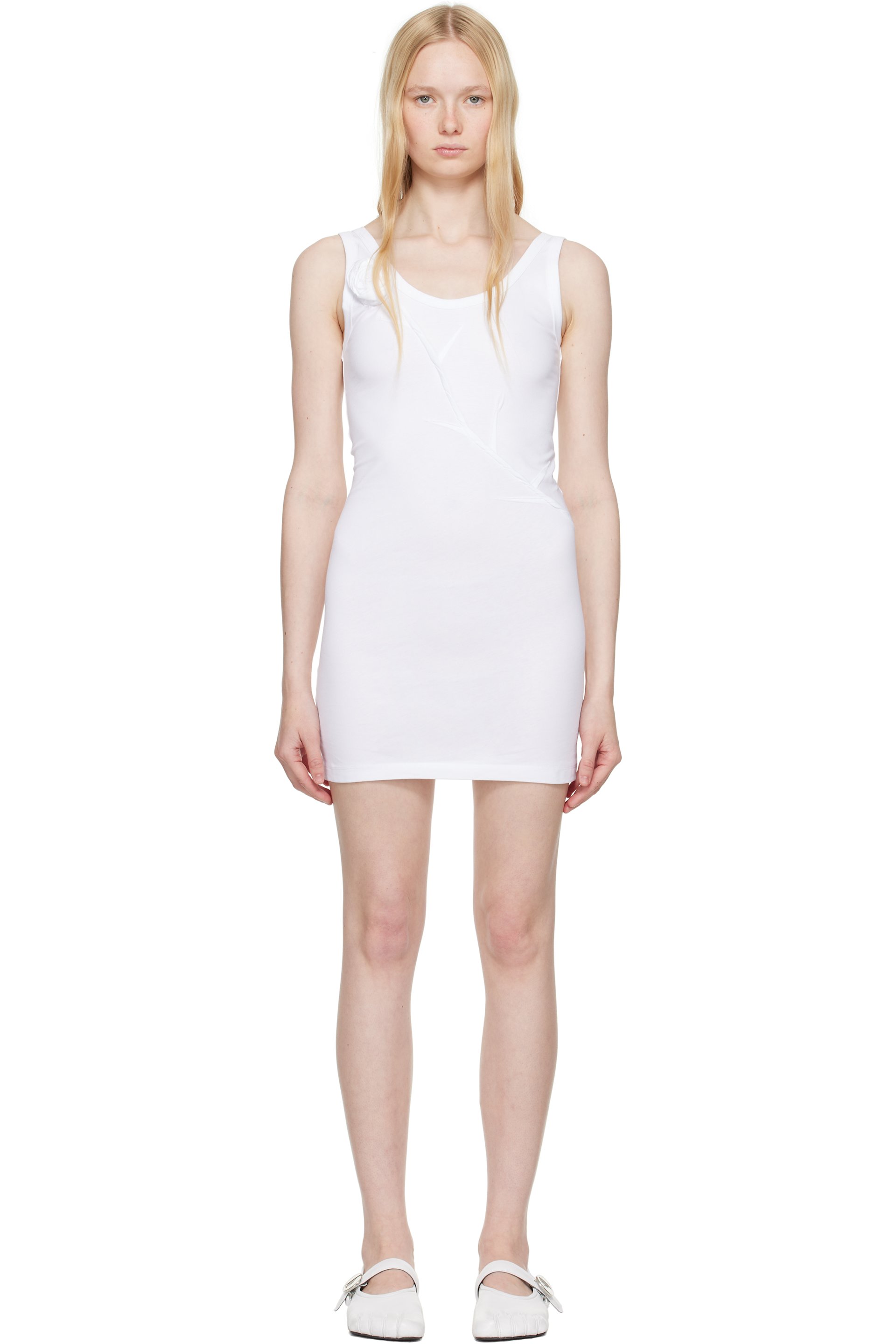 Coperni - 白色 Disney 系列 Rose Tank 连衣裙