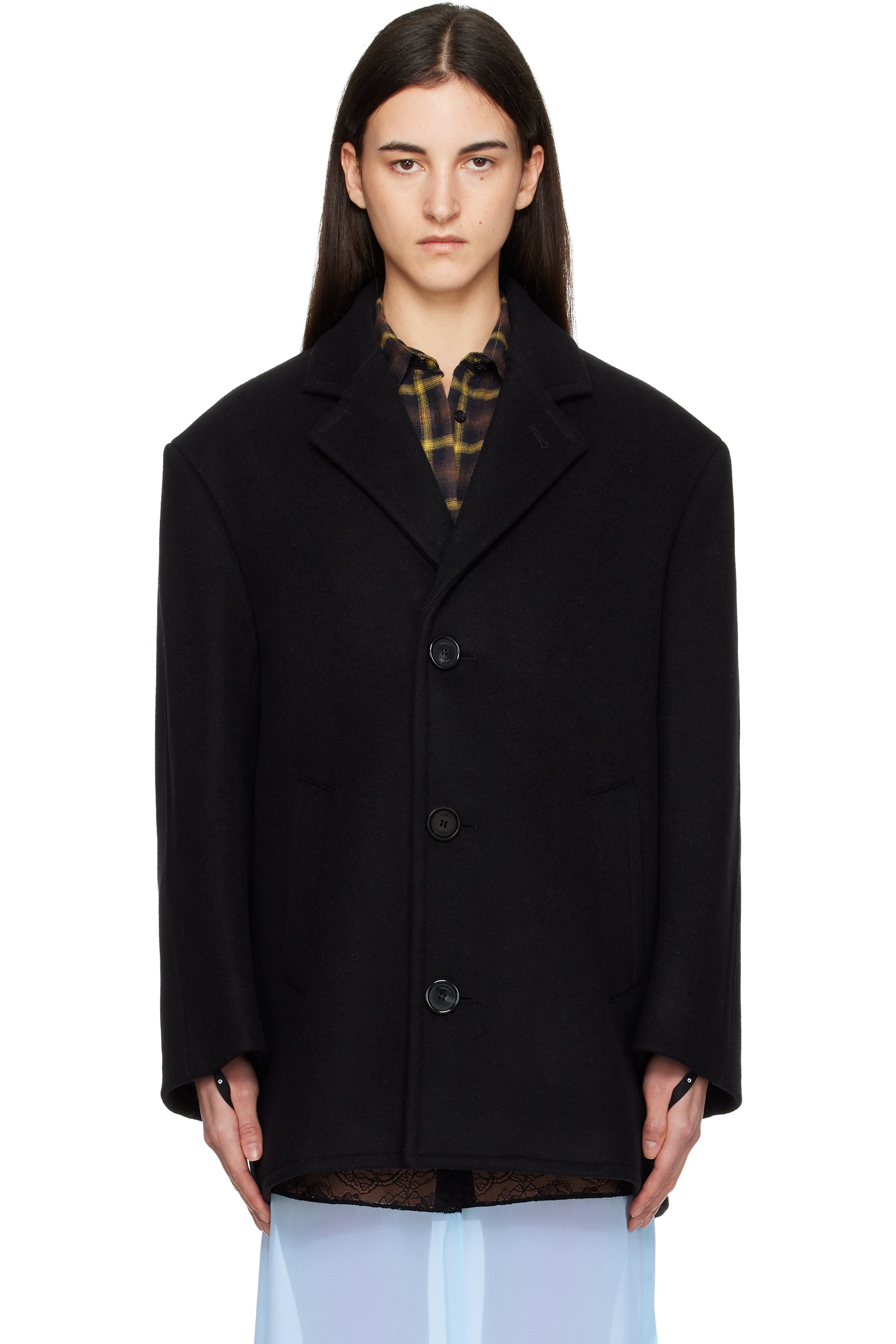 Coperni - Black Oversize Coat