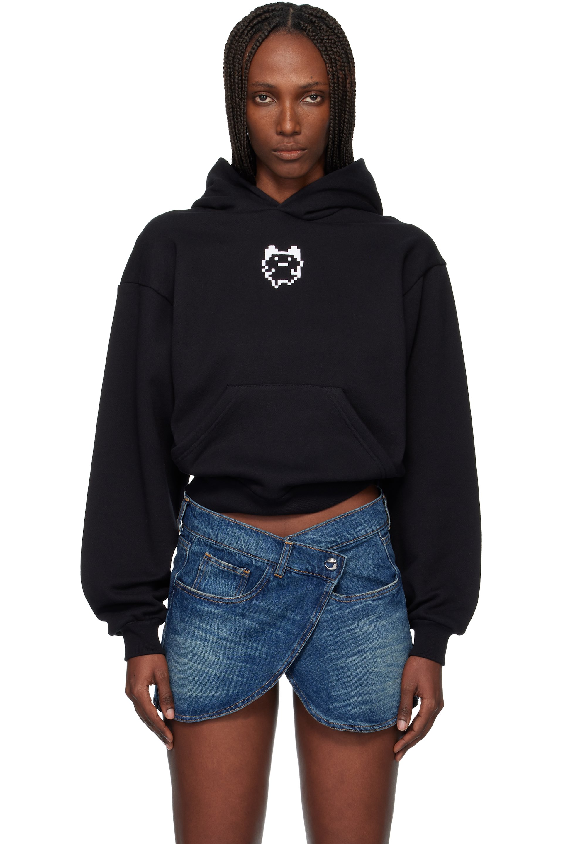 Coperni - Pull à capuche noir - Tamagotchi