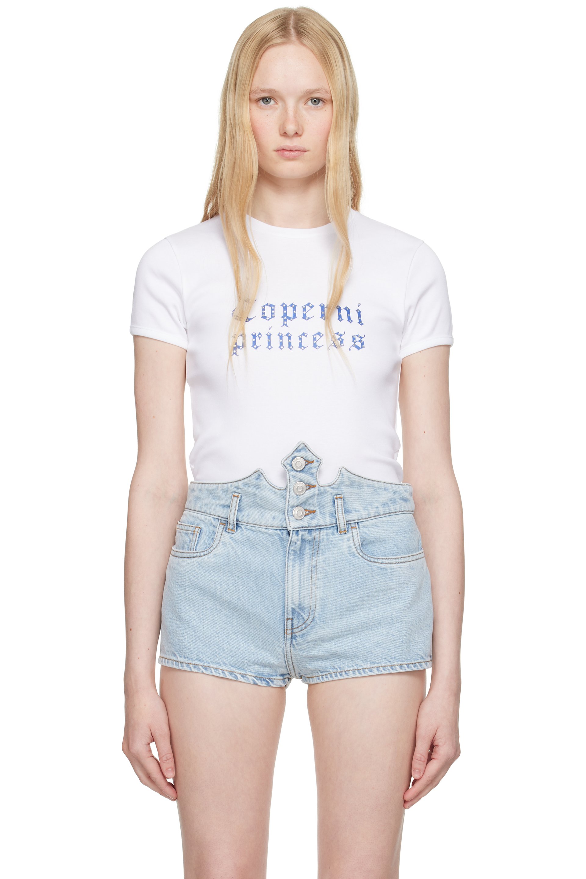 Coperni - 白色 Disney 系列 Princess Slim-Fit T 恤