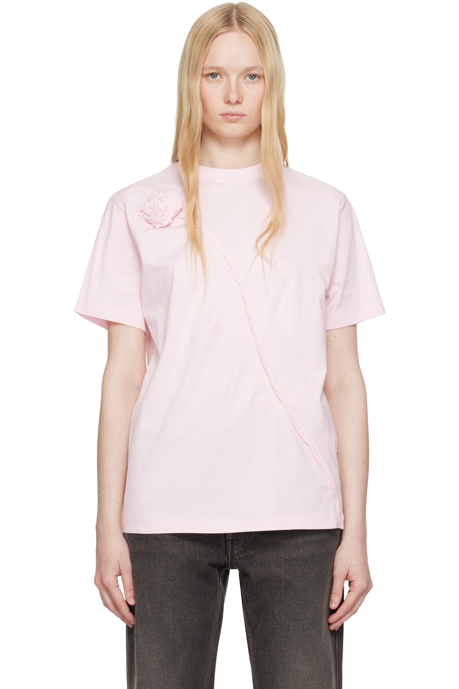 Coperni - 粉色 Disney 系列 Rose T 恤