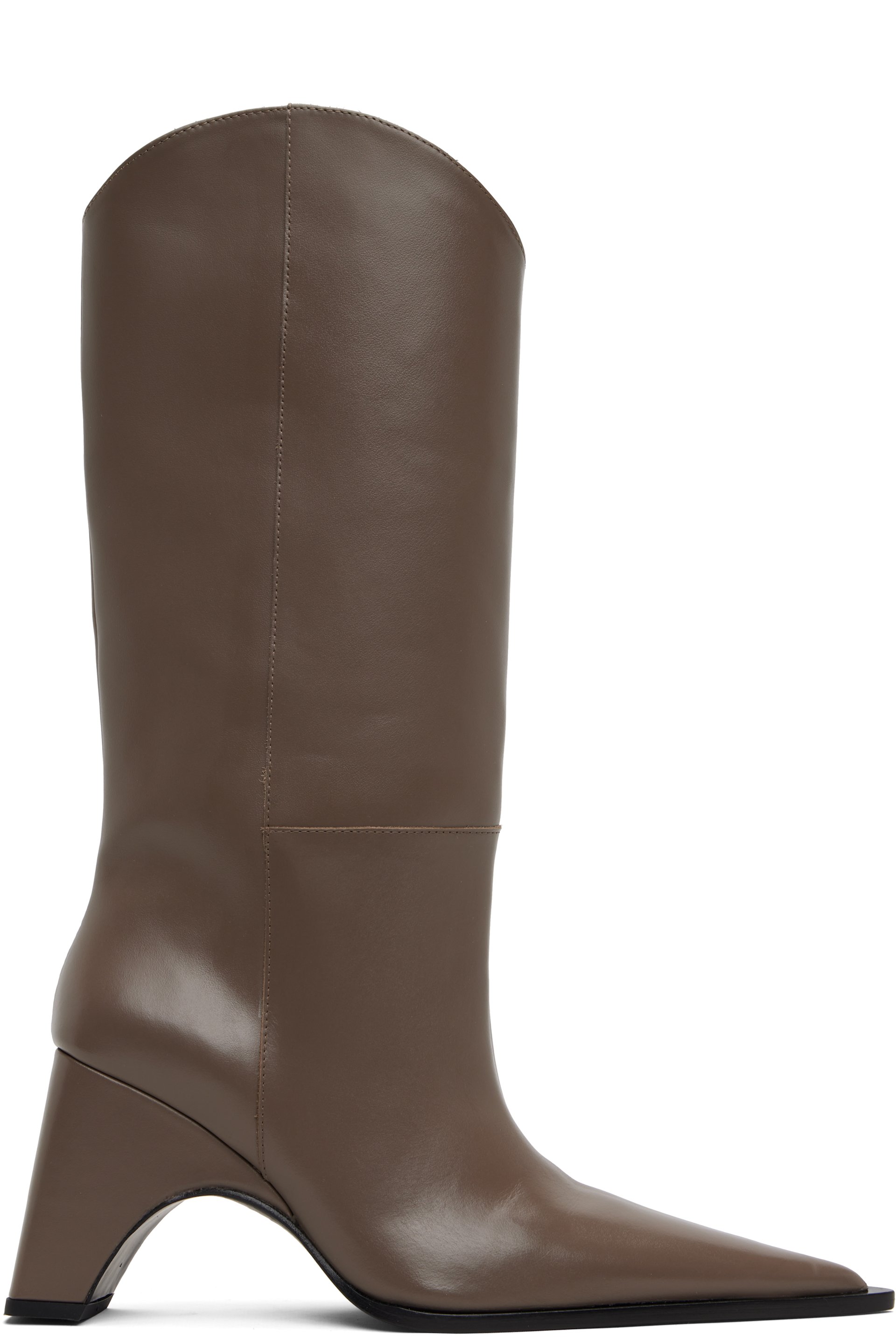 Coperni - Taupe Cowboy Bridge Tall Boots