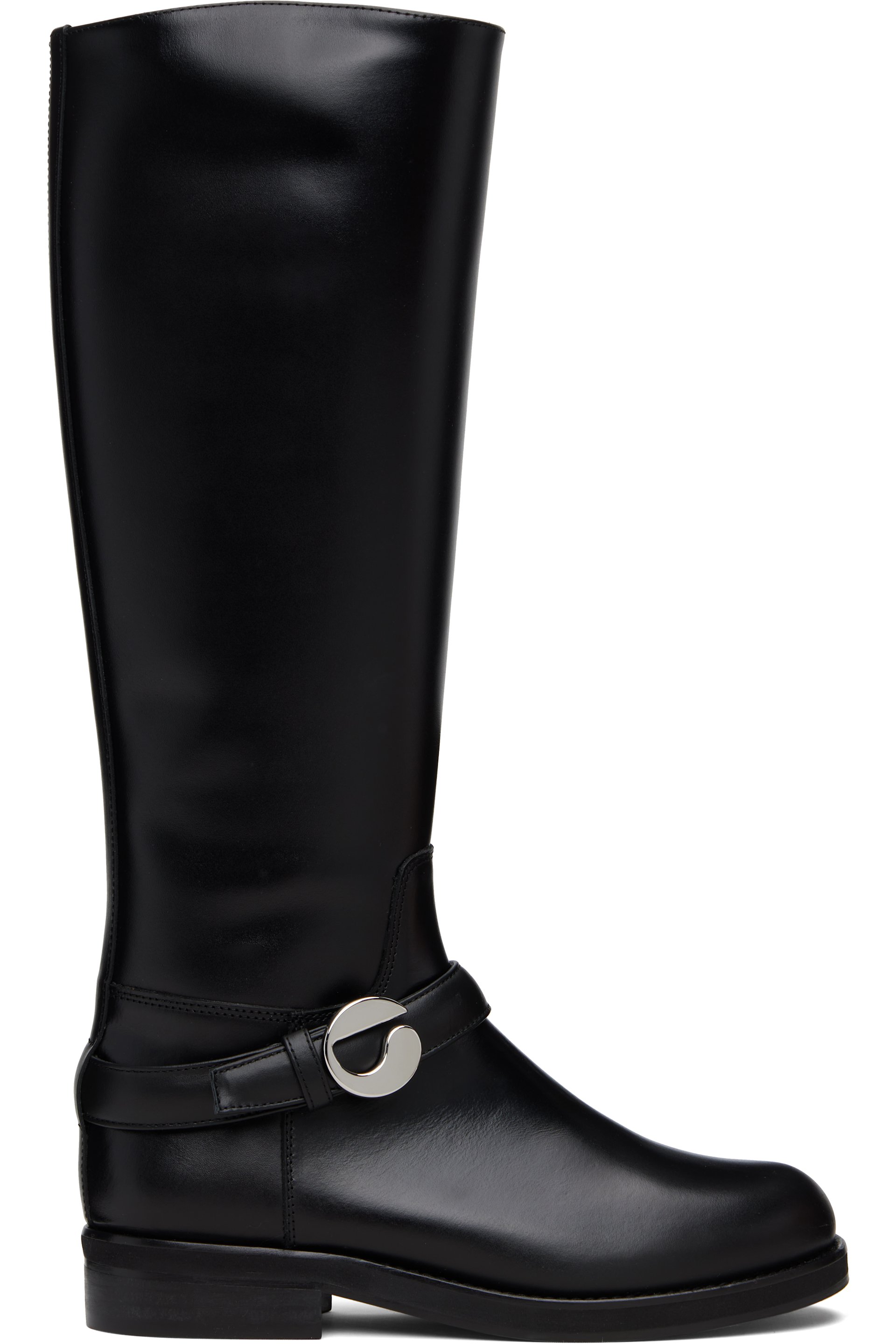 Coperni - Black Belt Cavalier Tall Boots