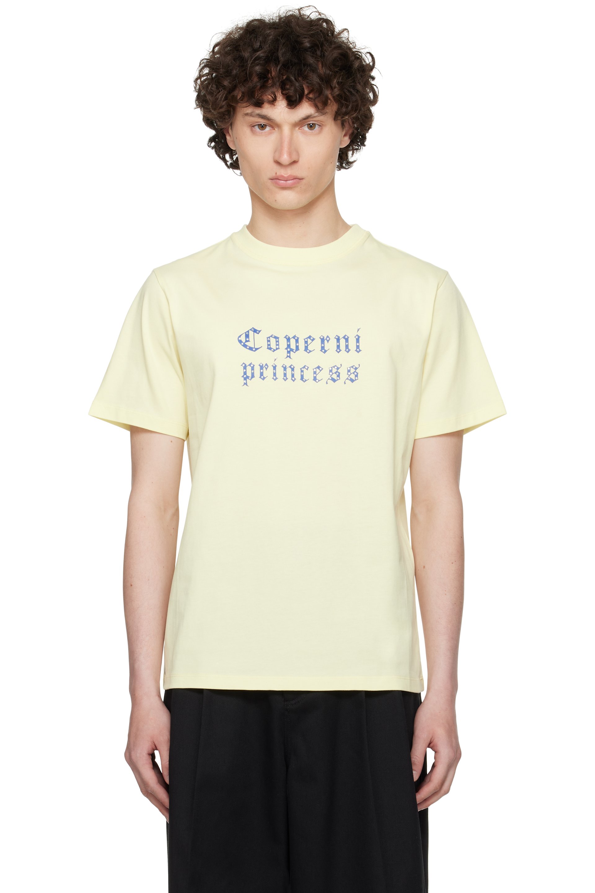 Coperni - T-shirt ajusté 'Princess' jaune - Disney