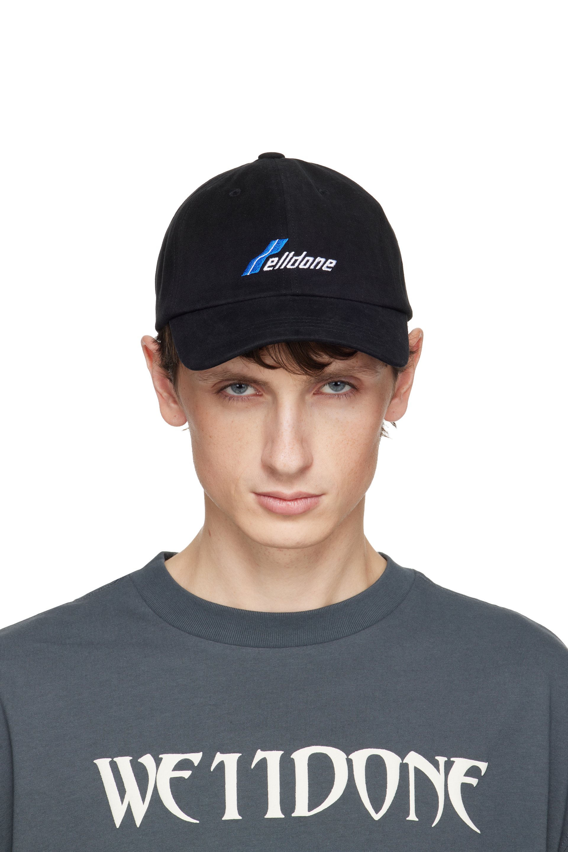 We11done - Black WD Logo Cap