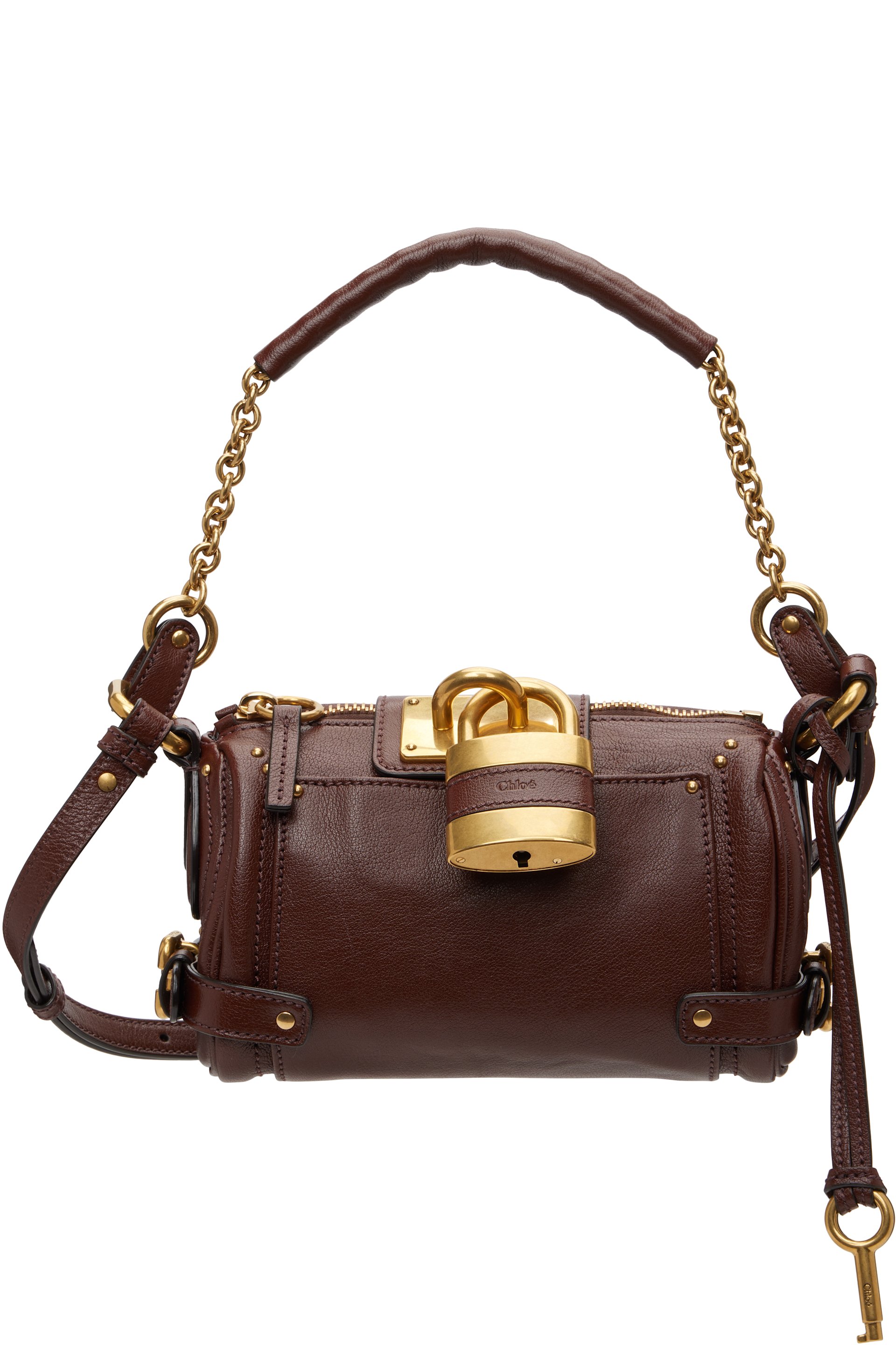 Chloé - Petit sac à chaine Paddington brun