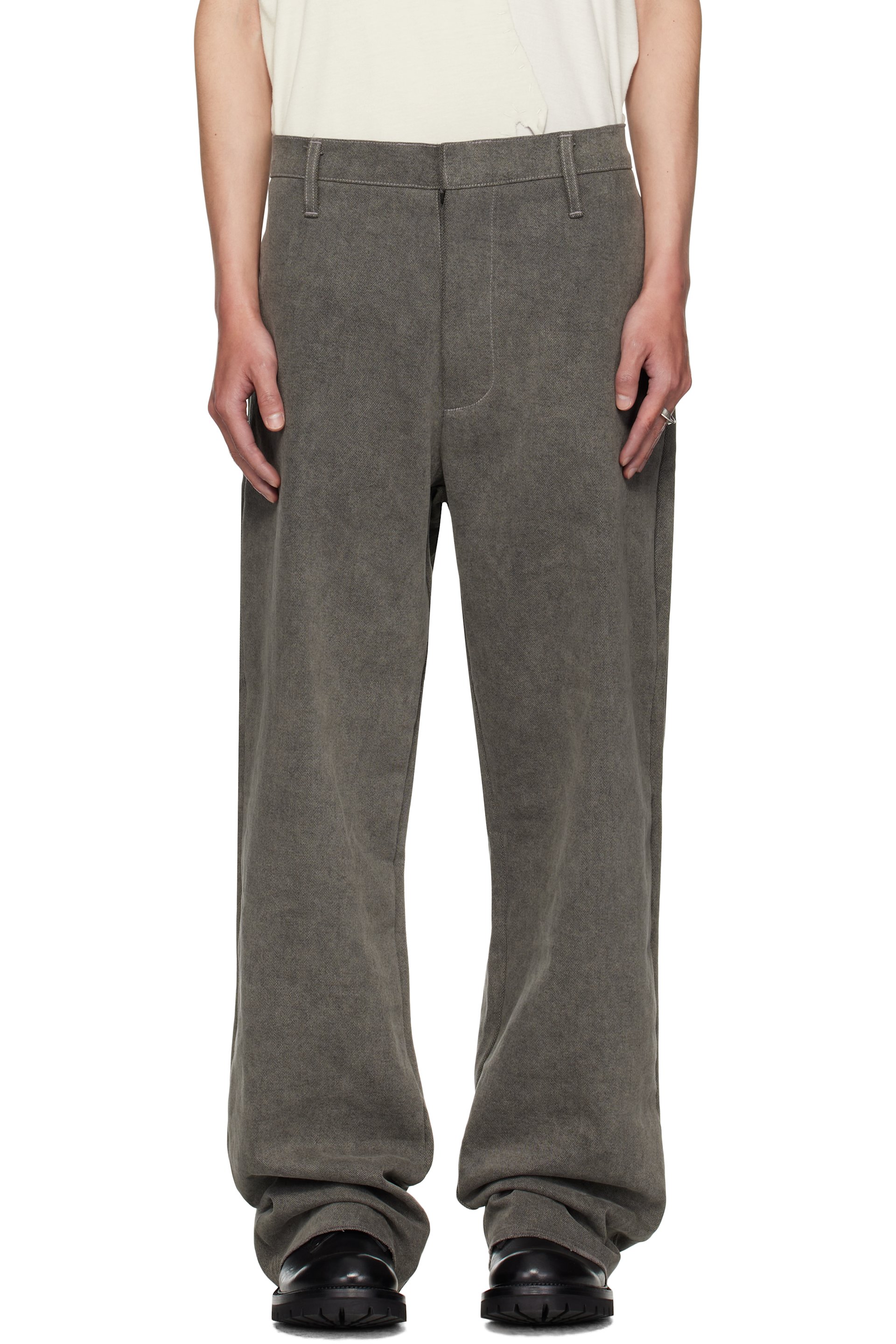 ALEXANDER DIGENOVA - Gray Limo Trousers