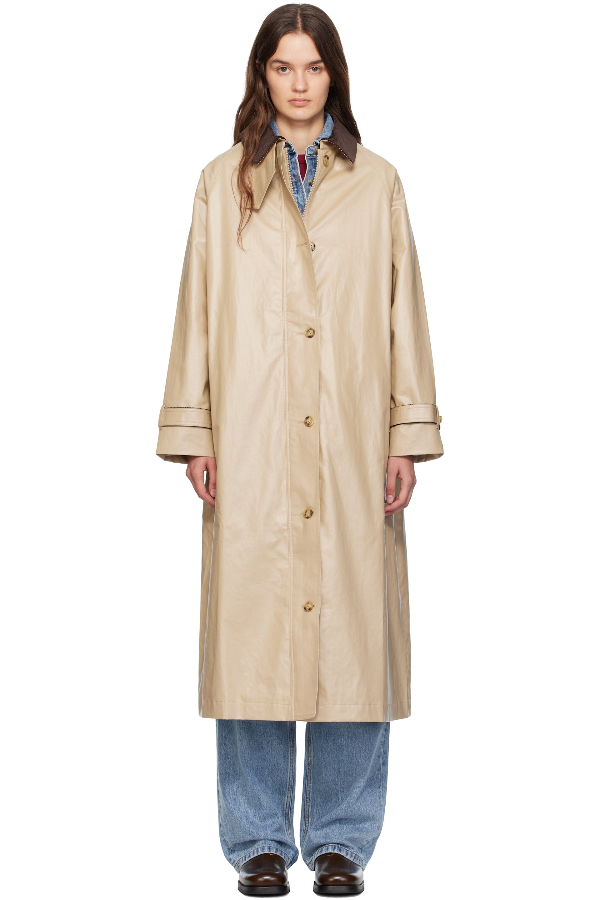Still Here - Khaki Kent Trench Coat
