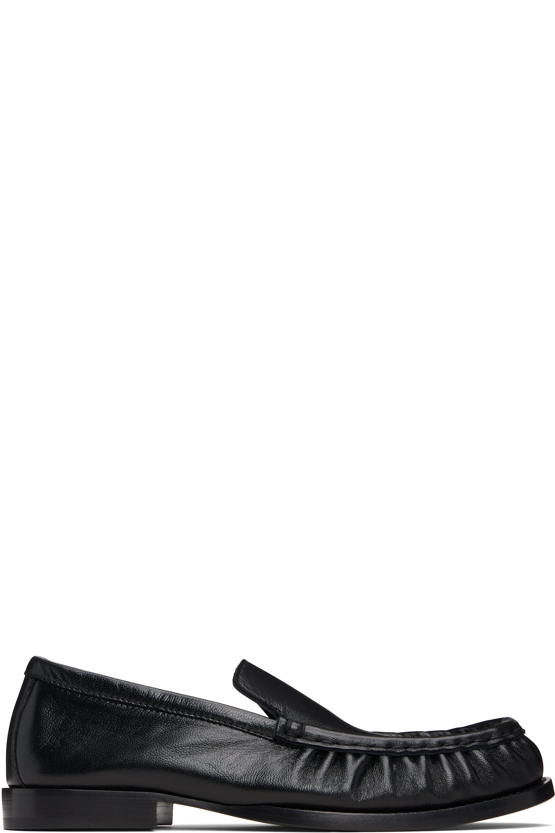 Dries Van Noten - Flâneurs noirs en cuir