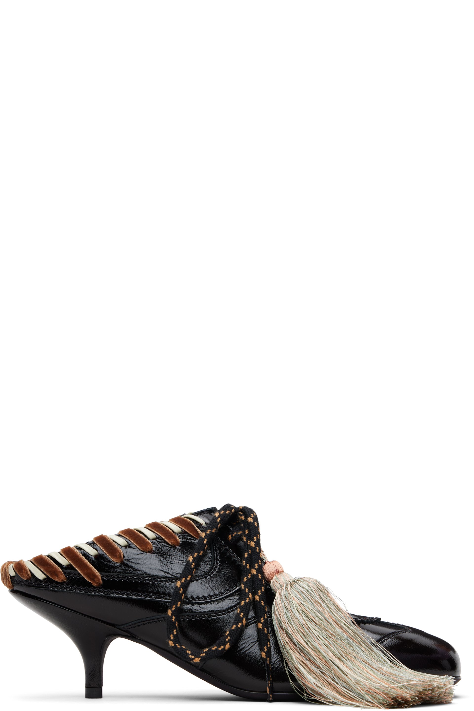 Dries Van Noten - Brown Heeled Sneaker Mules