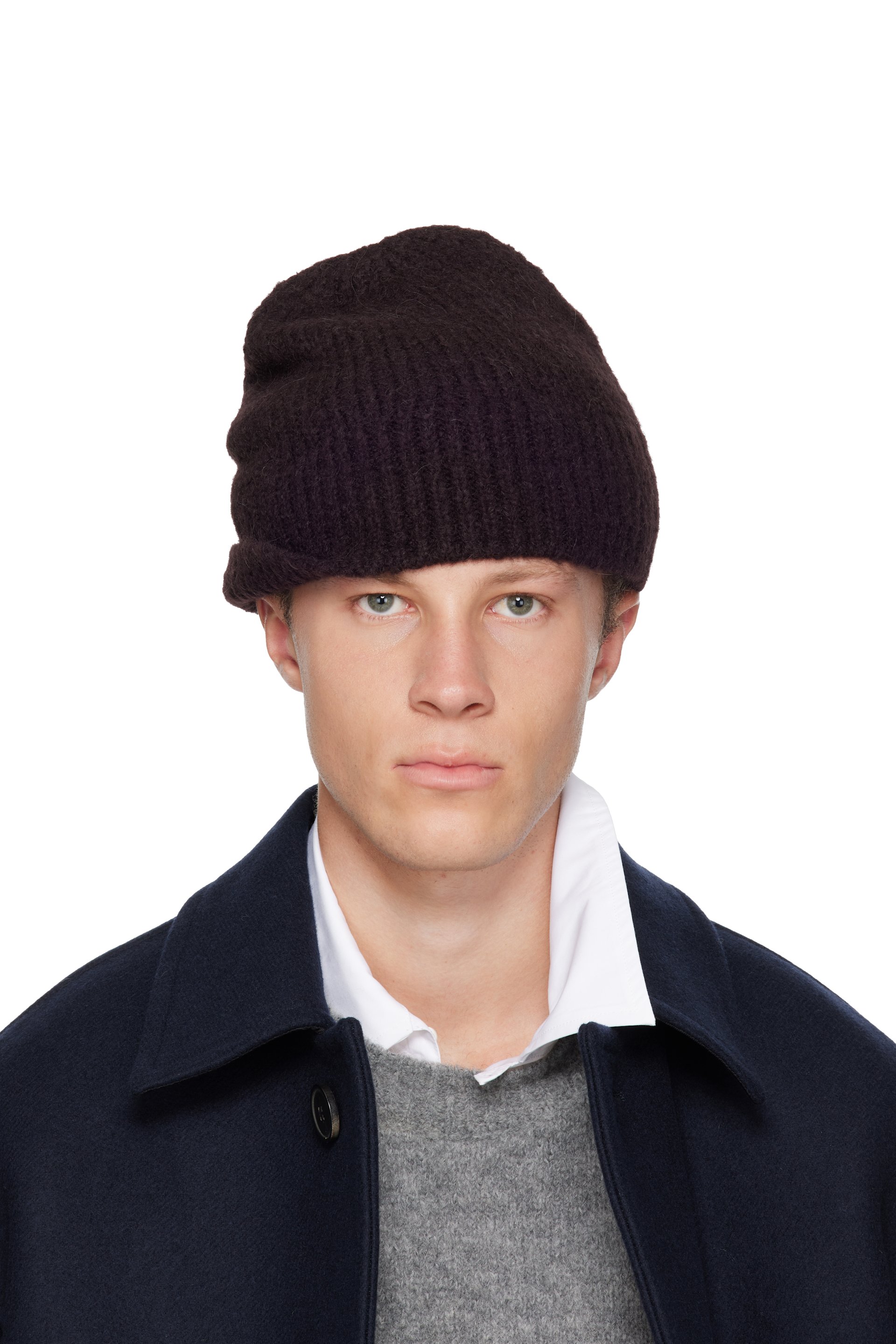 ⭐️早い者勝ち⭐️ Dries van Noten Wool Hat ニット帽 メンズ用 Dries Van Noten ハット | SSENSE 日本