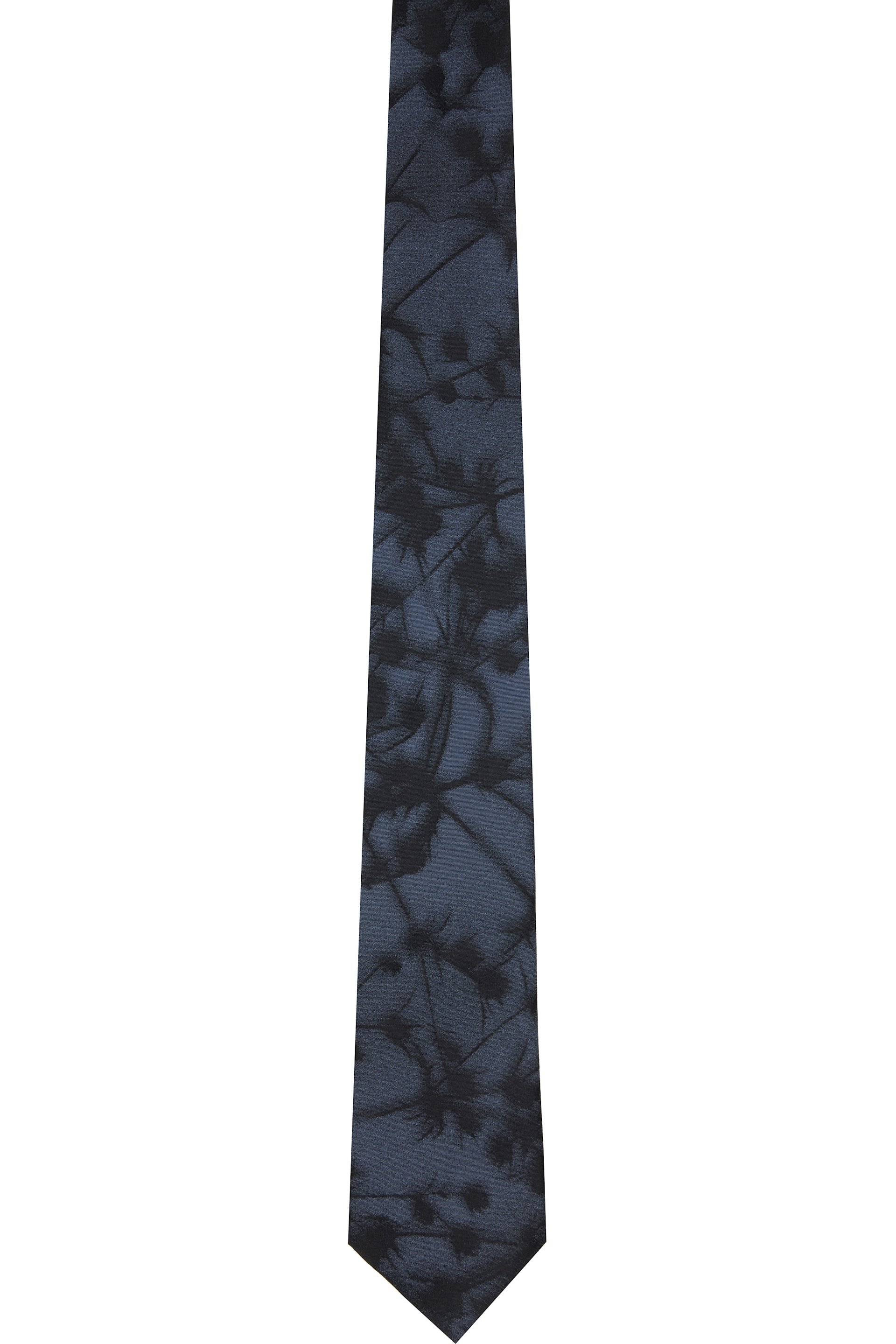 Dries Van Noten - Gray Floral Tie
