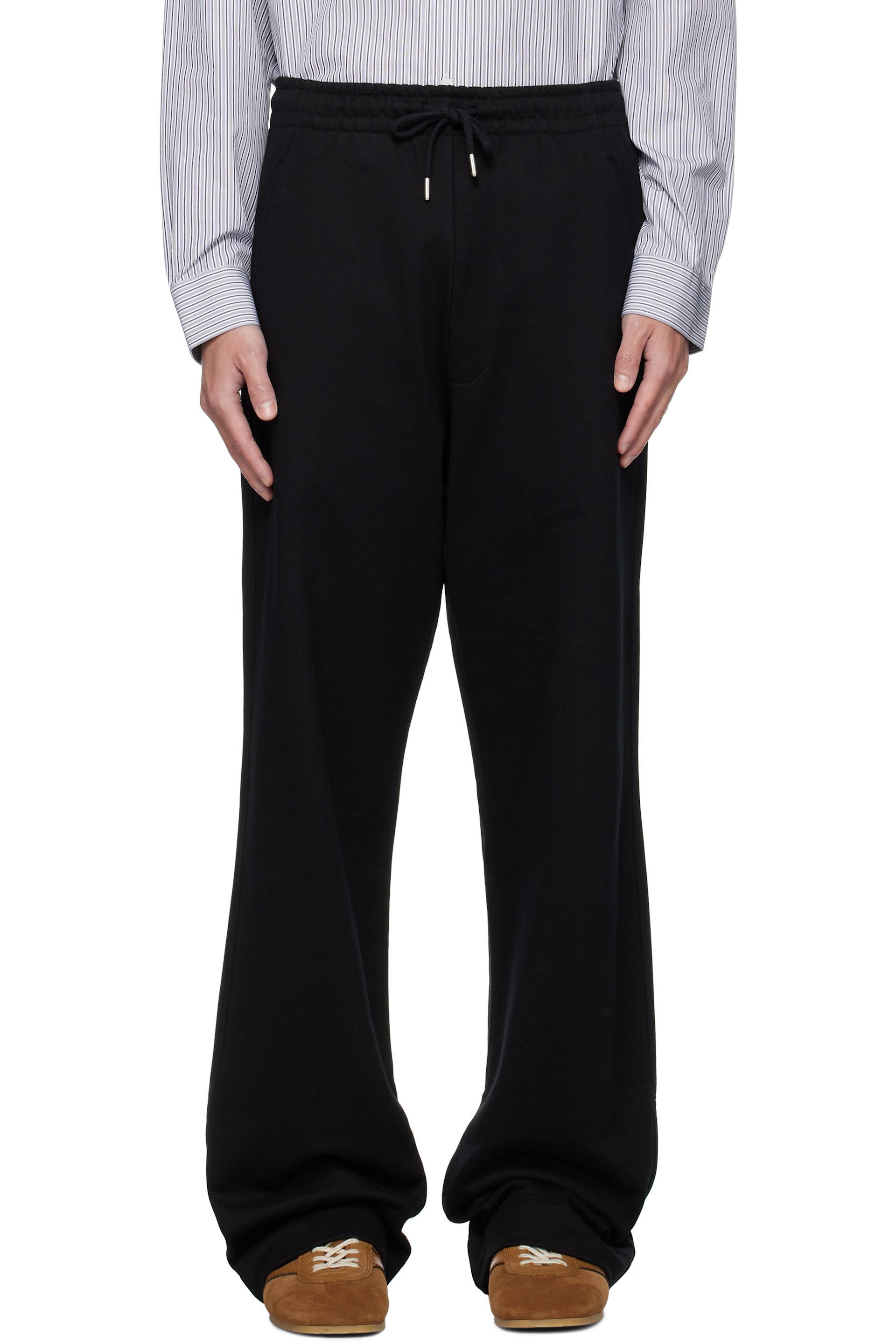Black Cotton Sweatpants by Dries Van Noten on Sale Black Cotton Sweatpants by Dries Van Noten on Sale